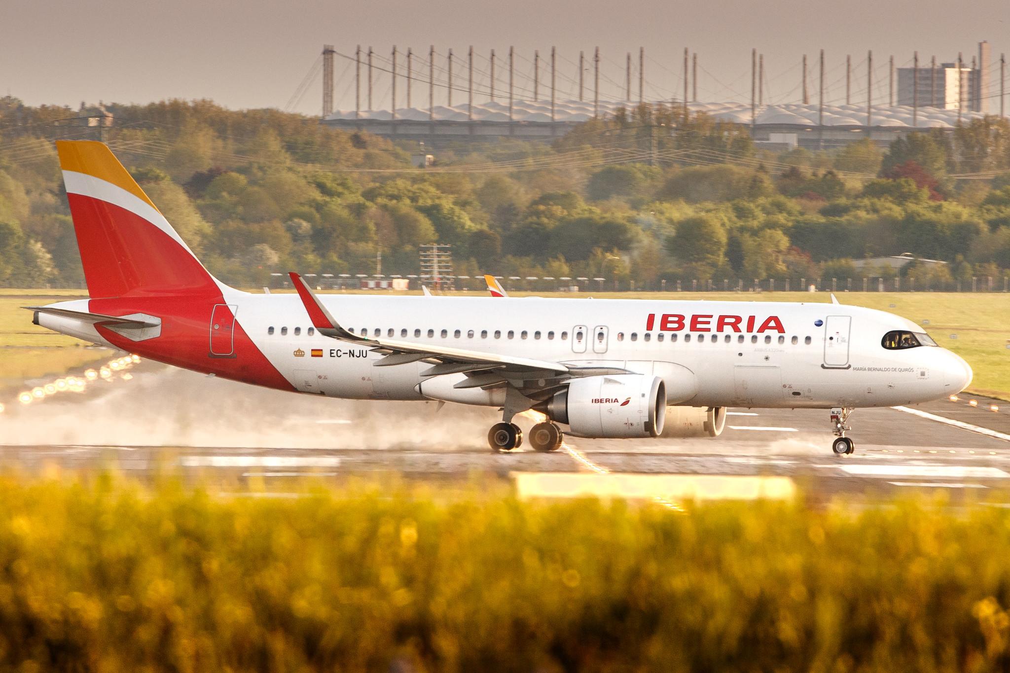 Hamburg Airport: Iberia (IB / IBE) |  Airbus A320-251N A20N | EC-NJU | MSN 10065