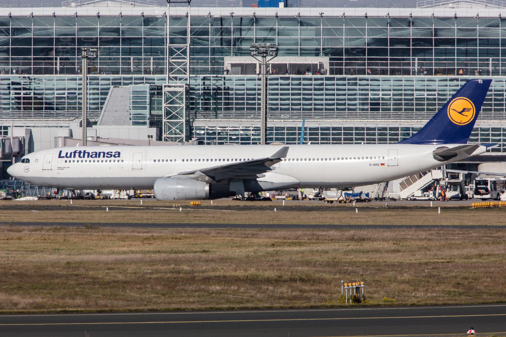 Frankfurt Airport: Lufthansa (LH / DLH) |  Airbus A330-343 A333 | D-AIKE | MSN 0636