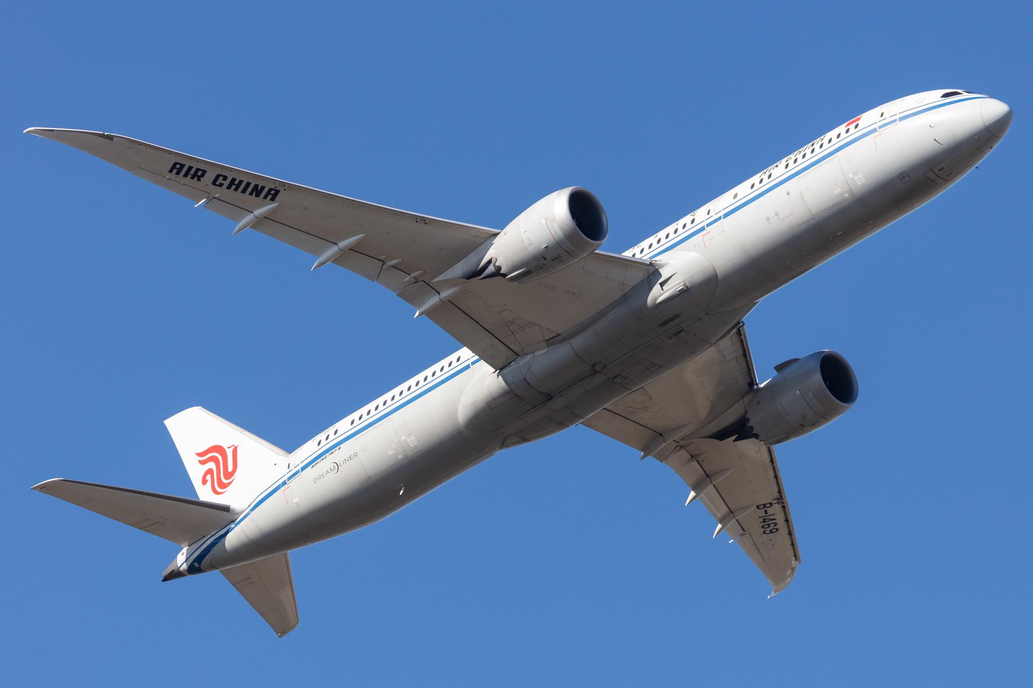 Frankfurt Airport: Air China (CA / CCA) |  Boeing 787-9 Dreamliner B789 | B1469 | MSN 34317