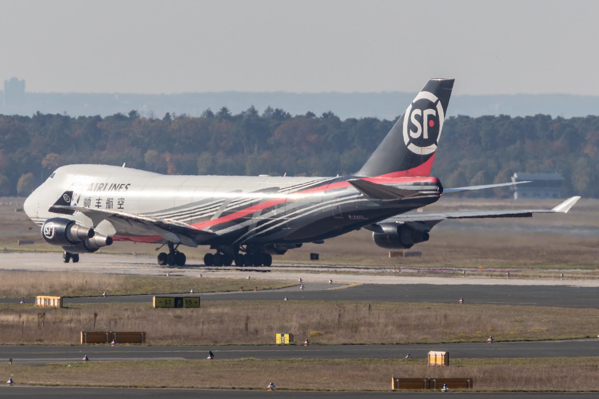 Frankfurt Airport: SF Airlines (O3 / CSS) |  Boeing 747-4EVF(ER) B744 | B-2422 | MSN 35173