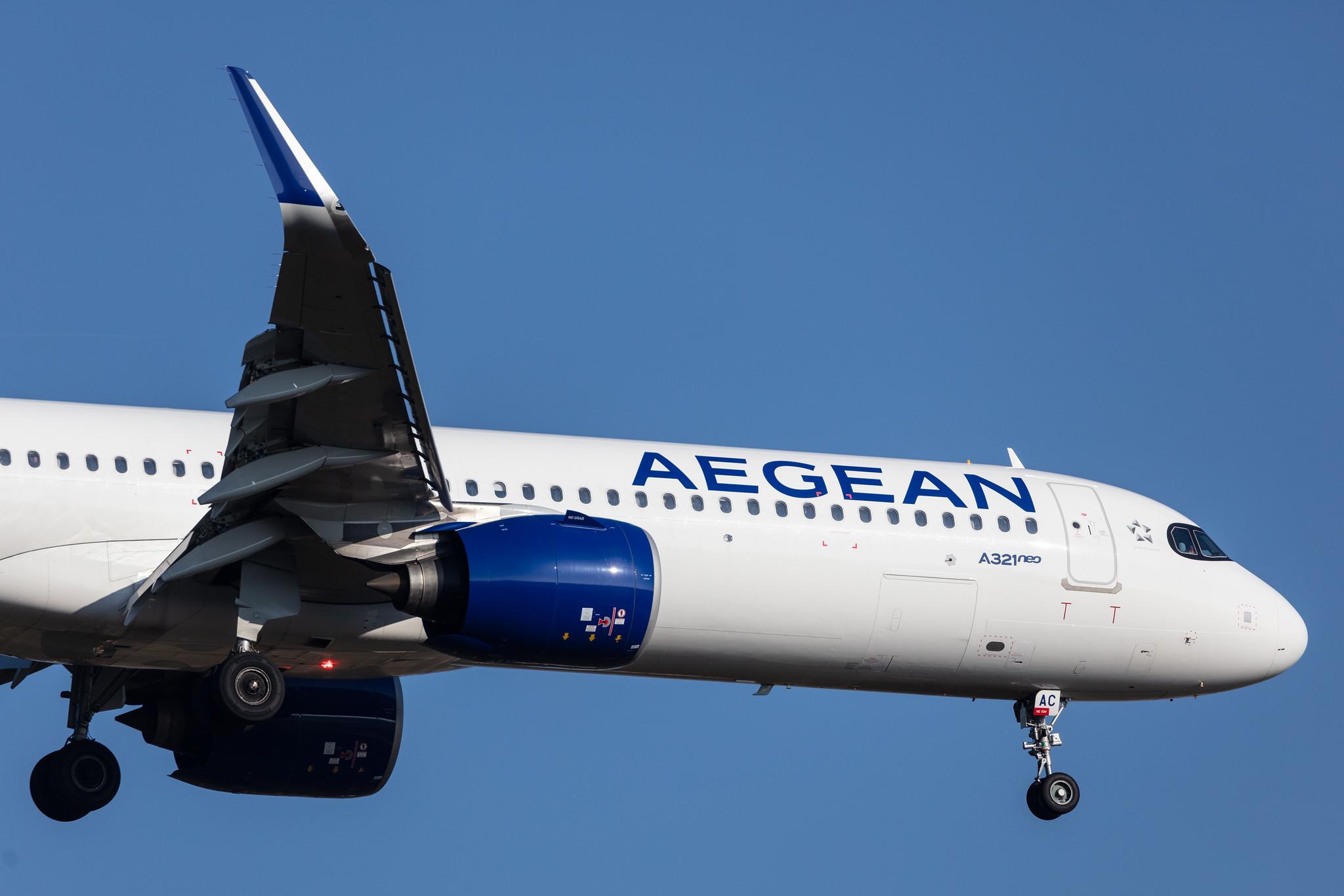 Frankfurt Airport: Aegean Airlines (A3 / AEE) |  Airbus A321-271NX A21N | SX-NAC | MSN 10189