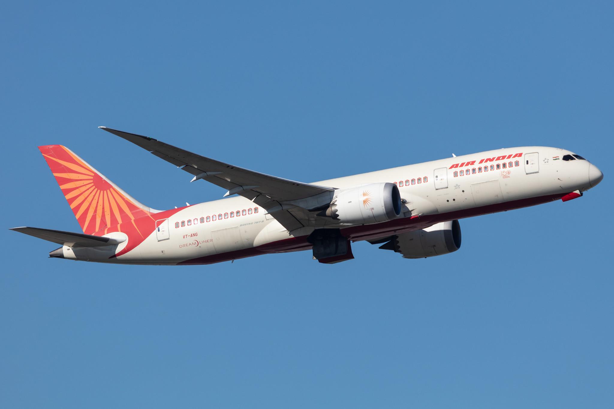 Frankfurt Airport: Air India (AI / AIC) |  Boeing 787-8 Dreamliner B788 | VT-ANG | MSN 36275