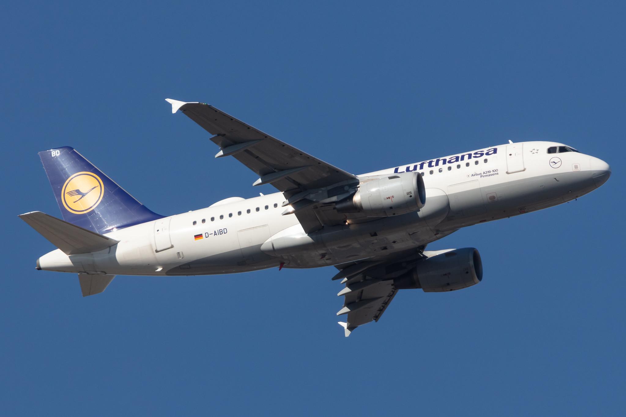 Frankfurt Airport: Lufthansa (LH / DLH) |  Airbus A319-112 A319 | D-AIBD | MSN 4455