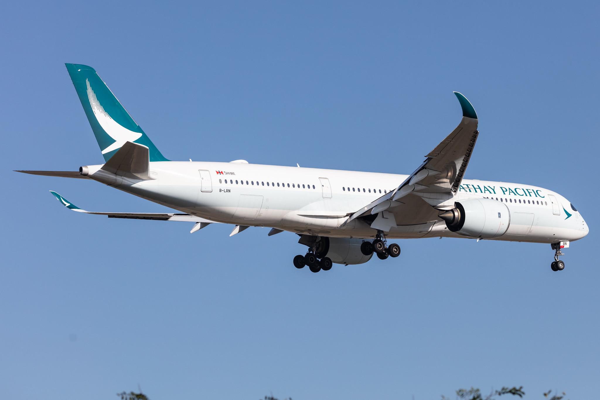 Frankfurt Airport: Cathay Pacific (CX / CPA) |  Airbus A350-941 A359 | B-LRN | MSN 085
