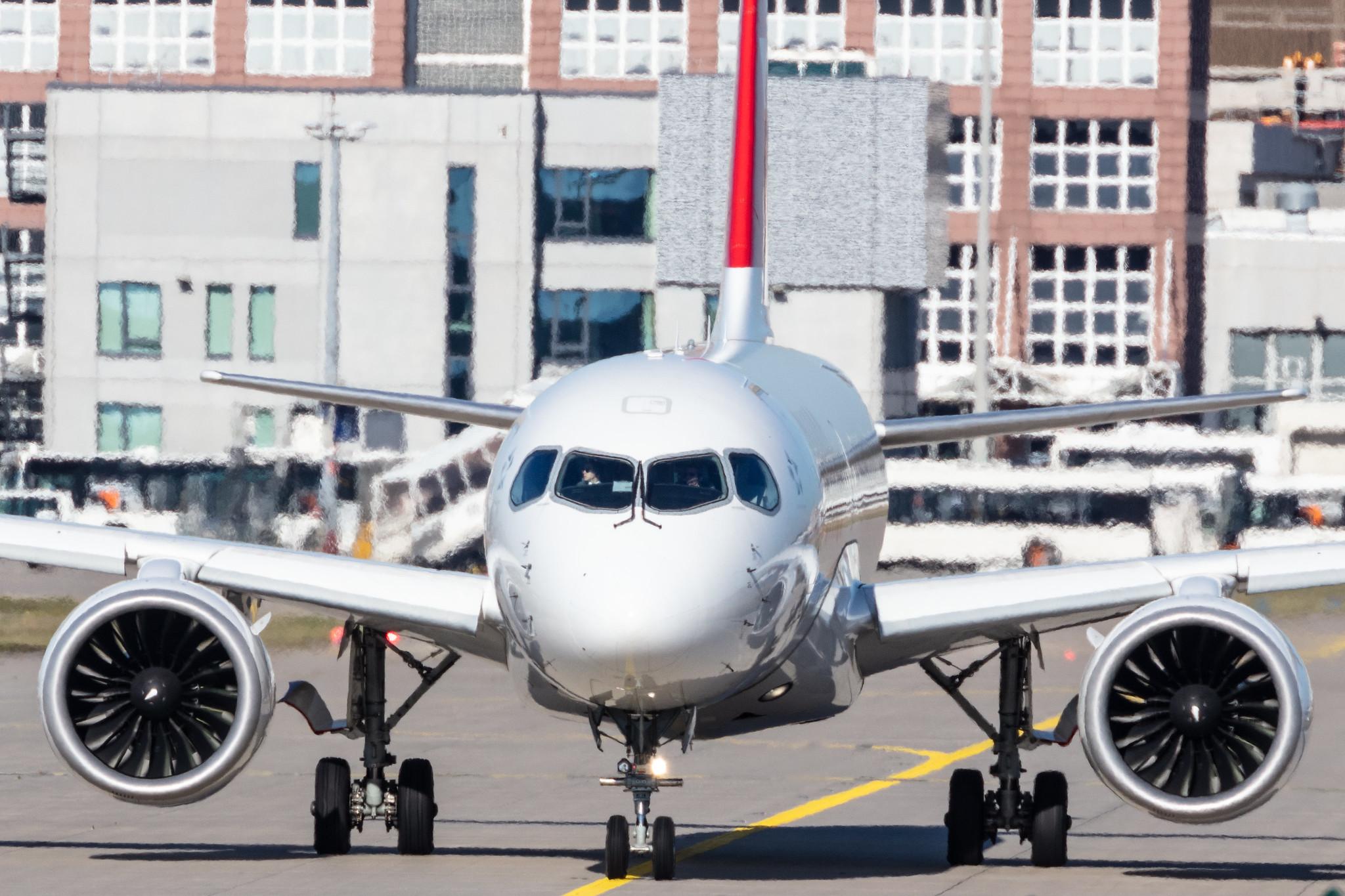 Frankfurt Airport: Swiss (LX / SWR) |  Airbus A220-300 BCS3 | HB-JCI | MSN 55023