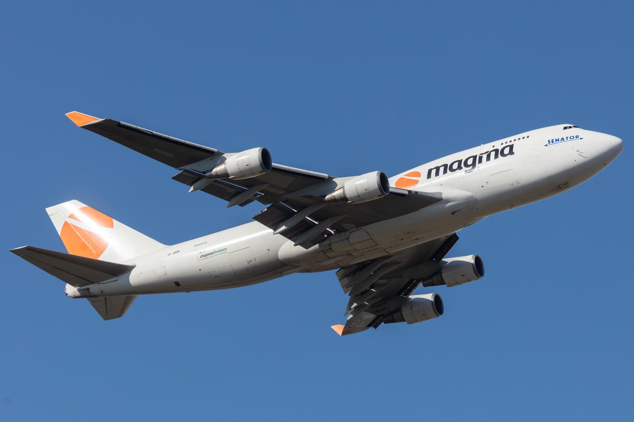 Frankfurt Airport: Magma Aviation (CC / ABD) | Operator: Air Atlanta Icelandic |  Boeing 747-4F6(BDSF) B744 | TF-AMN | MSN 27602