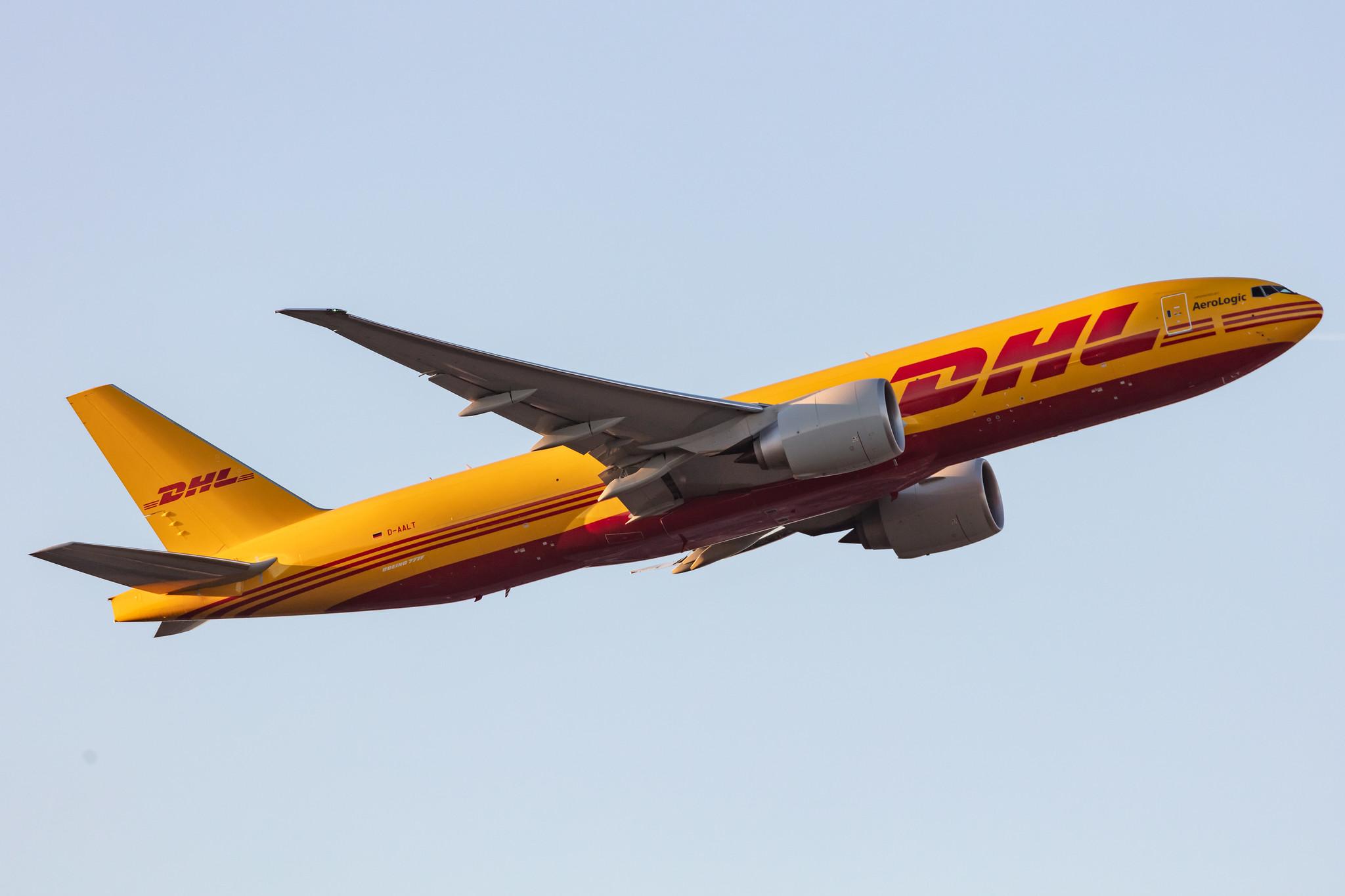 Frankfurt Airport: DHL (D0 / DHK) | Operator: AeroLogic |  Boeing 777-F B77L | D-AALT | MSN 66863