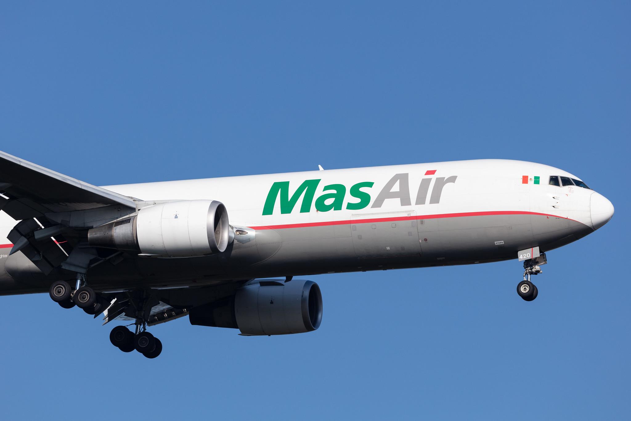 Frankfurt Airport: MasAir Cargo (M7 / MAA) | Operator: MasAir Cargo Airline |  Boeing 767-316F(ER) B763 | N420LA | MSN 34627