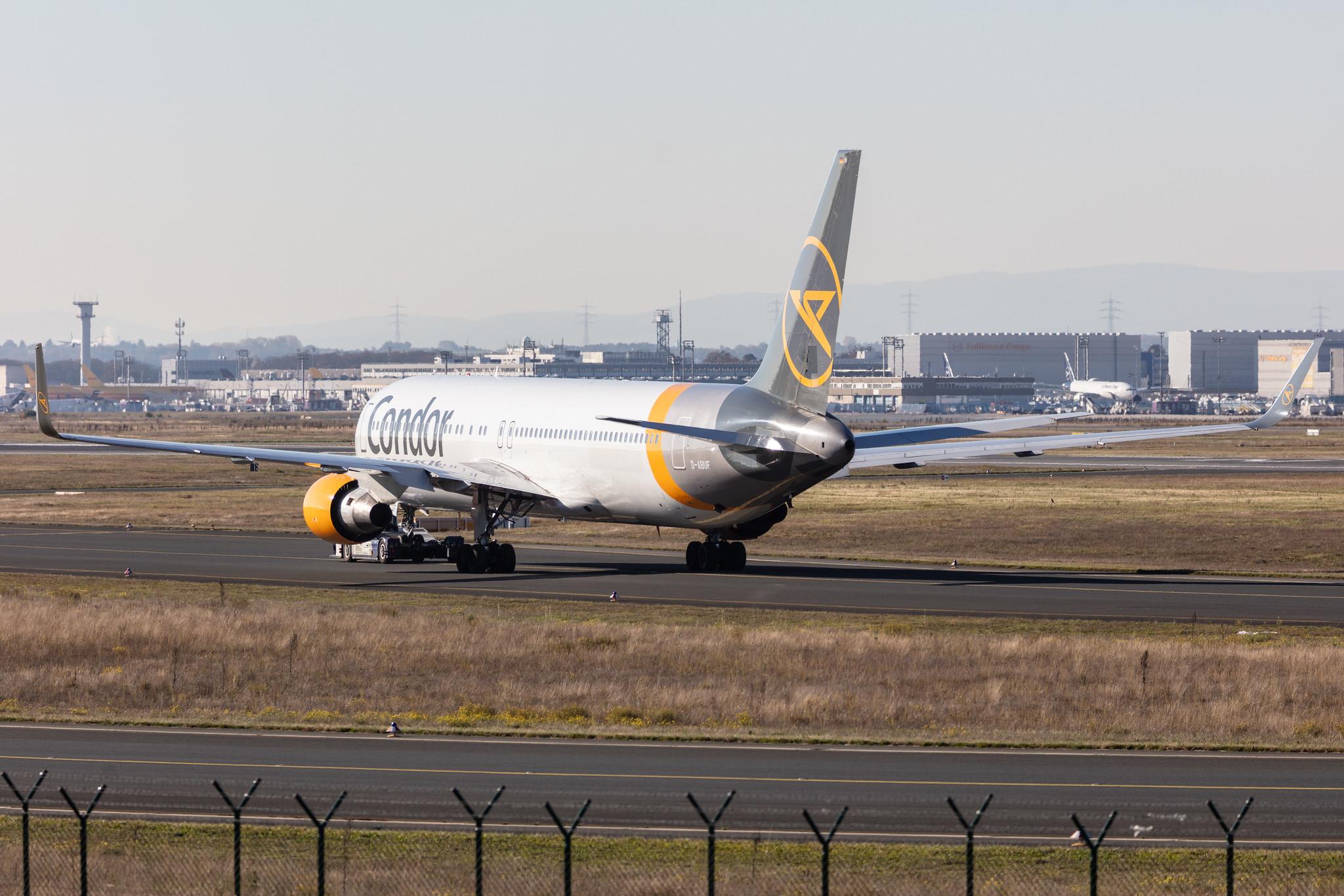 Frankfurt Airport: Condor (DE / CFG) |  Boeing 767-330(ER) B763 | D-ABUF | MSN 26985