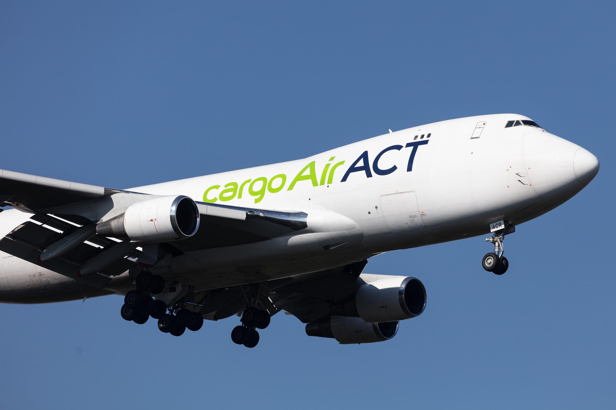 Frankfurt Airport: AirACT (9T / RUN) |  Boeing 747-428F(ER) B744 | TC-ACR | MSN 32866