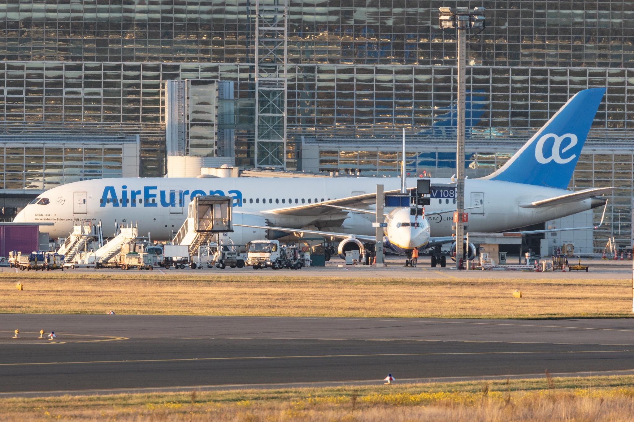 Frankfurt Airport: Air Europa (UX / AEA) |  Boeing 787-8 Dreamliner B788 | EC-MMY | MSN 36416