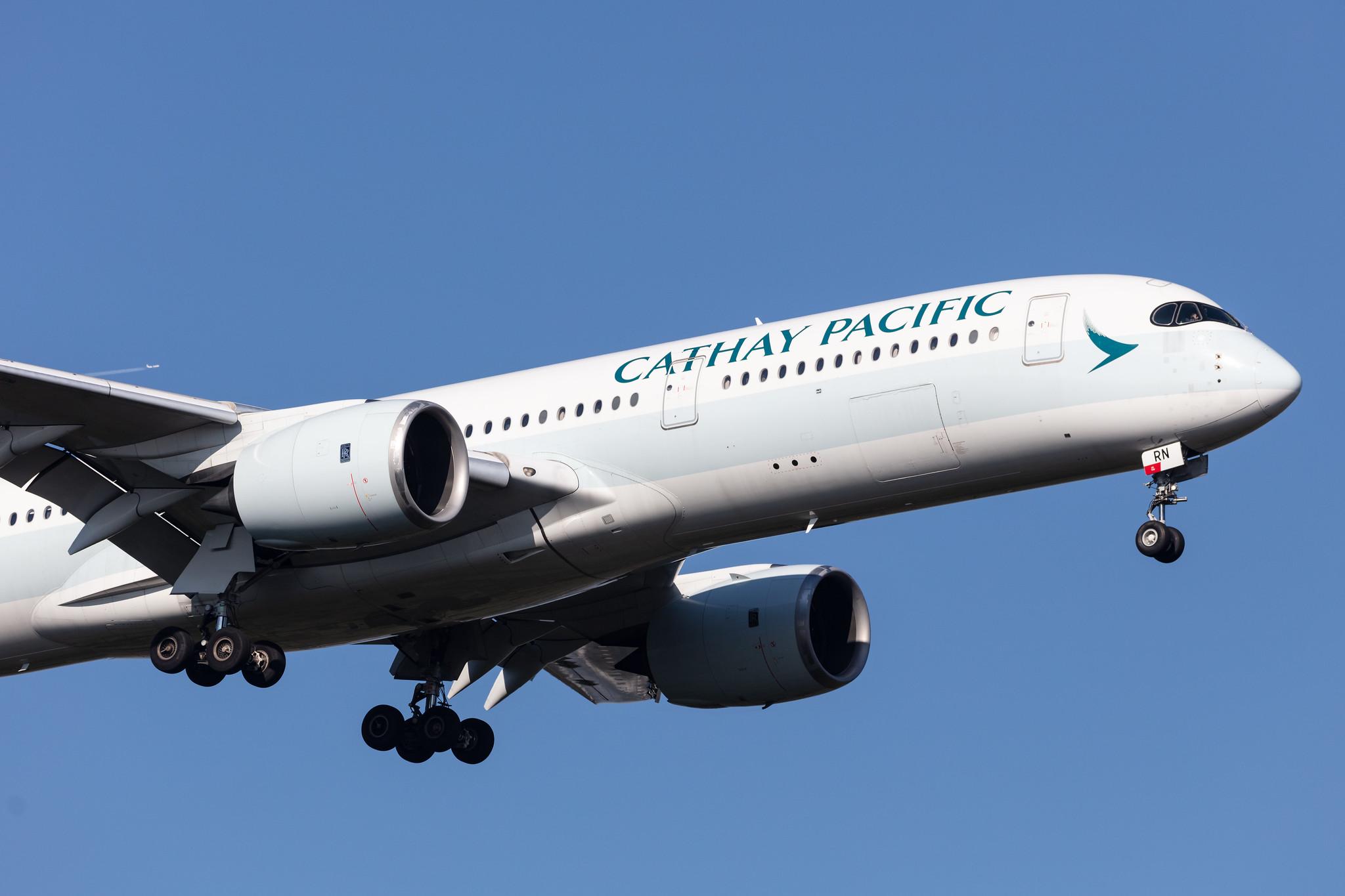 Frankfurt Airport: Cathay Pacific (CX / CPA) |  Airbus A350-941 A359 | B-LRN | MSN 085