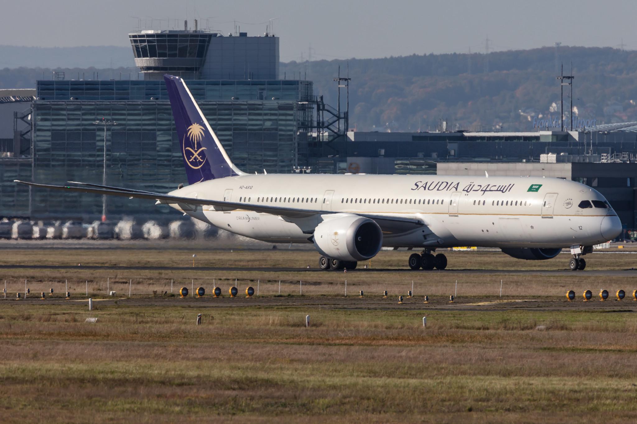 Frankfurt Airport: Saudia (SV / SVA) |  Boeing 787-9 Dreamliner B789 | HZ-AR12 | MSN 40046