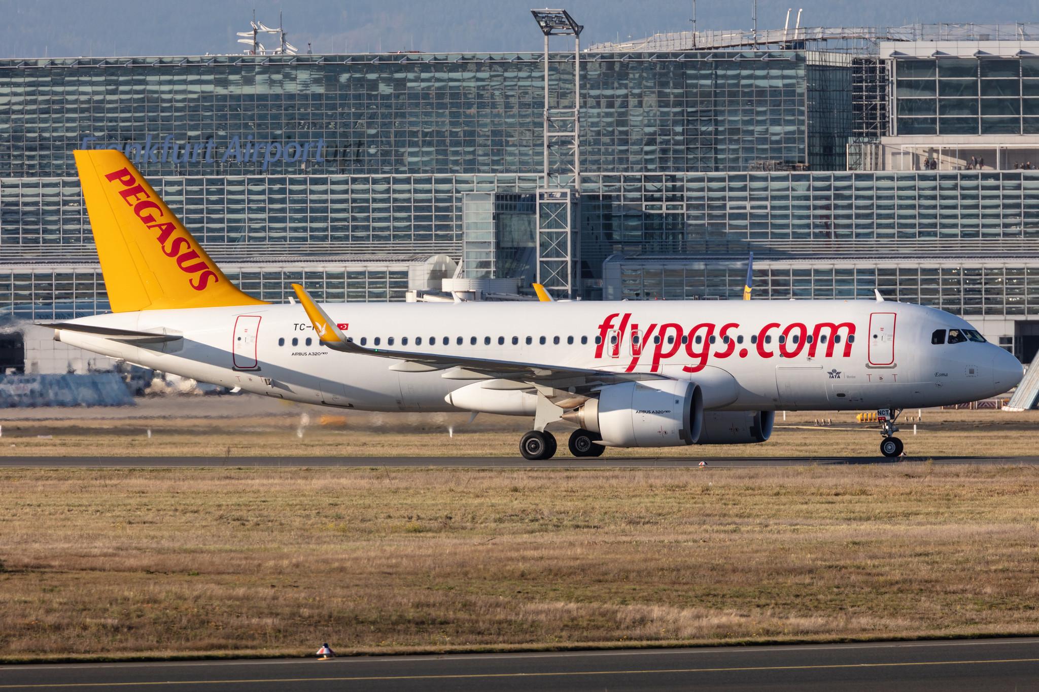 Frankfurt Airport: Pegasus (PC / PGT) | Operator: Pegasus Airlines |  Airbus A320-251N A20N | TC-NCT | MSN 10269