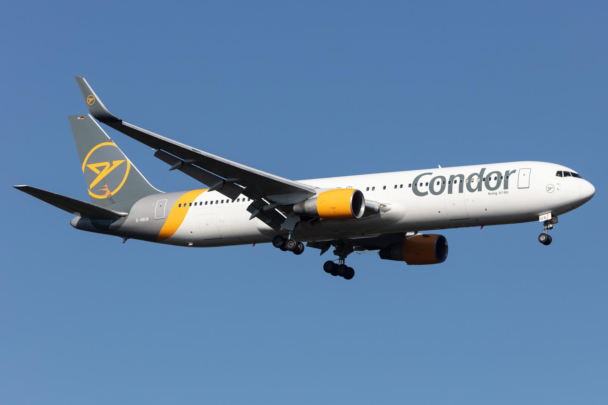 Frankfurt Airport: Condor (DE / CFG) |  Boeing 767-330(ER) B763 | D-ABUA | MSN 26991