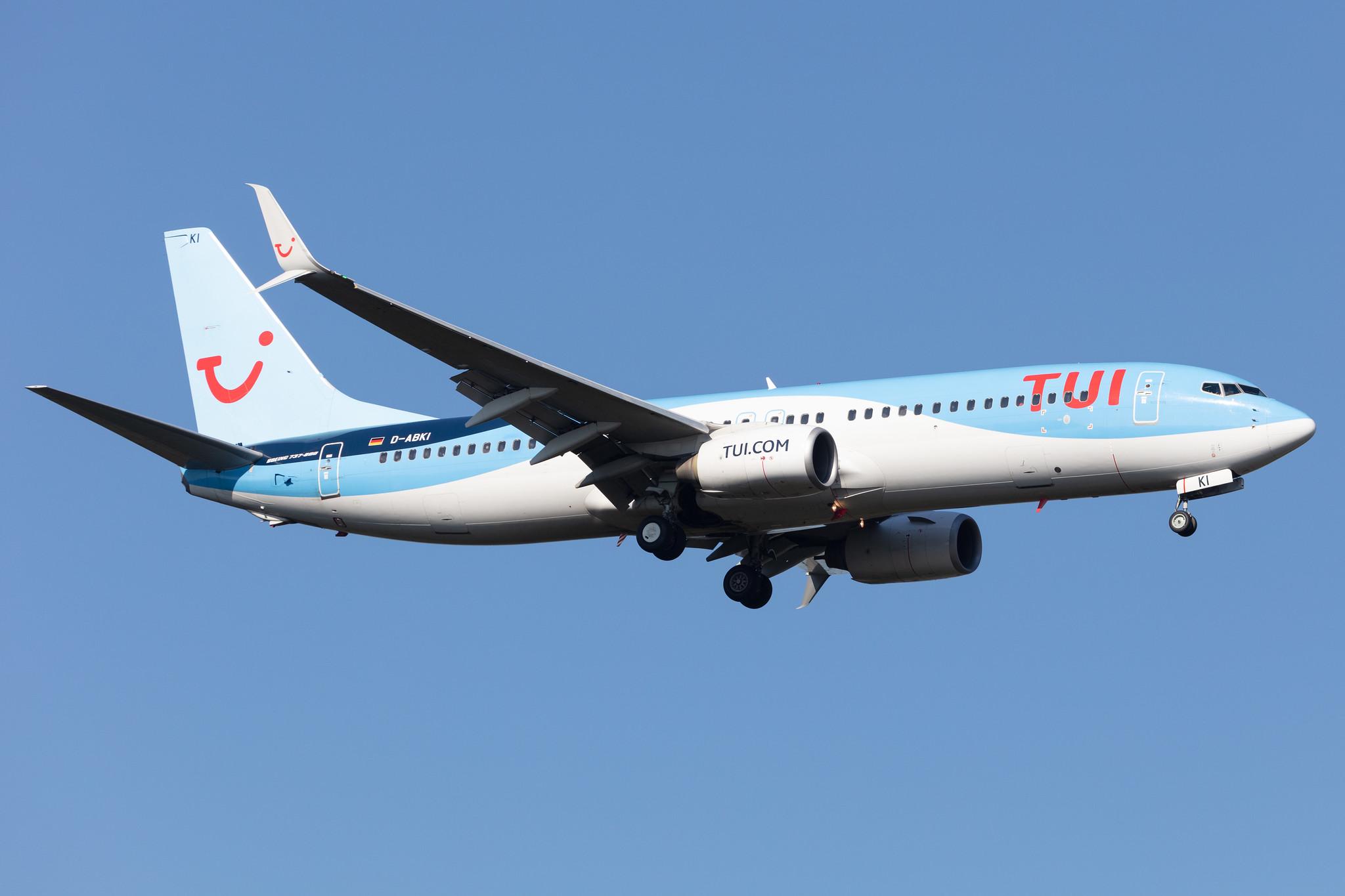 Frankfurt Airport: TUI (X3 / TUI) | Operator: TUI fly |  Boeing 737-86J B738 | D-ABKI | MSN 37748