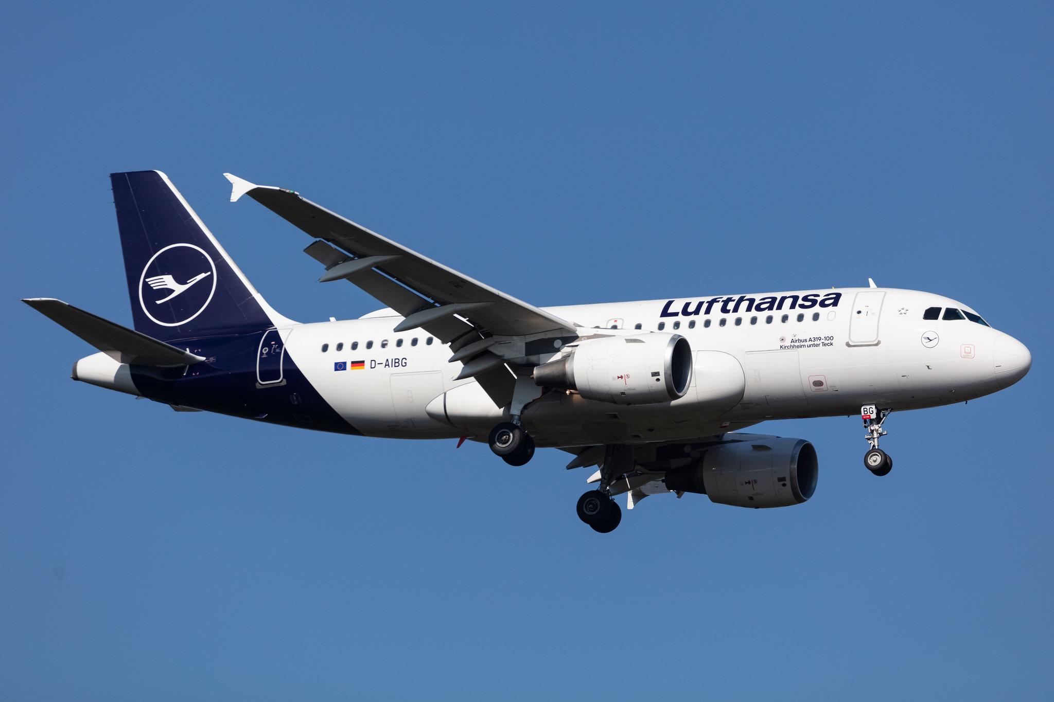 Frankfurt Airport: Lufthansa (LH / DLH) |  Airbus A319-112 A319 | D-AIBG | MSN 4841