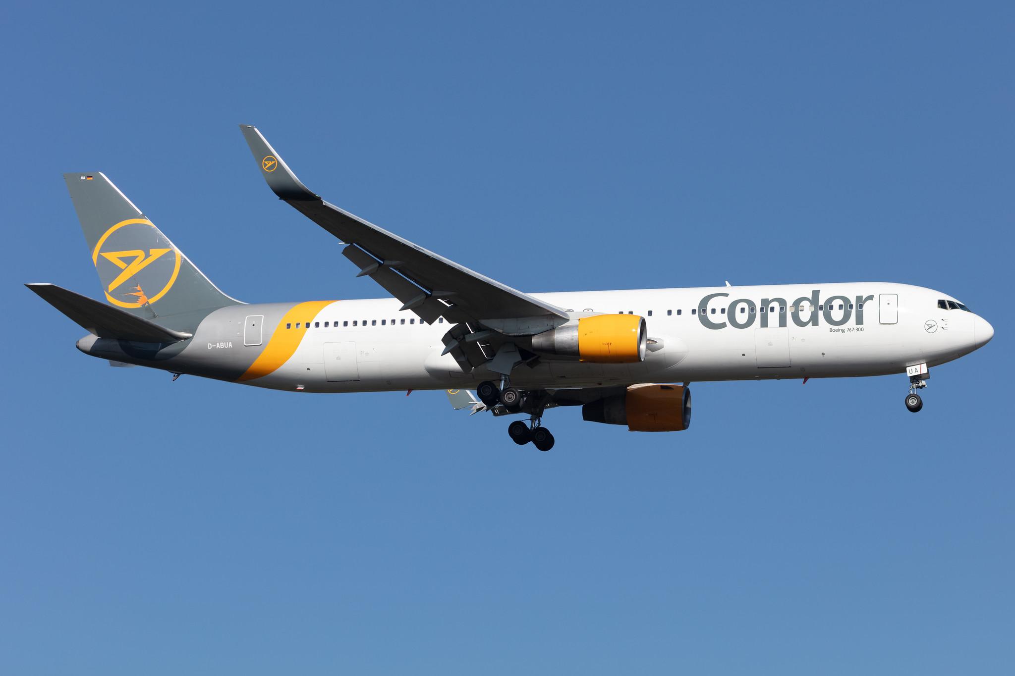 Frankfurt Airport: Condor (DE / CFG) |  Boeing 767-330(ER) B763 | D-ABUA | MSN 26991
