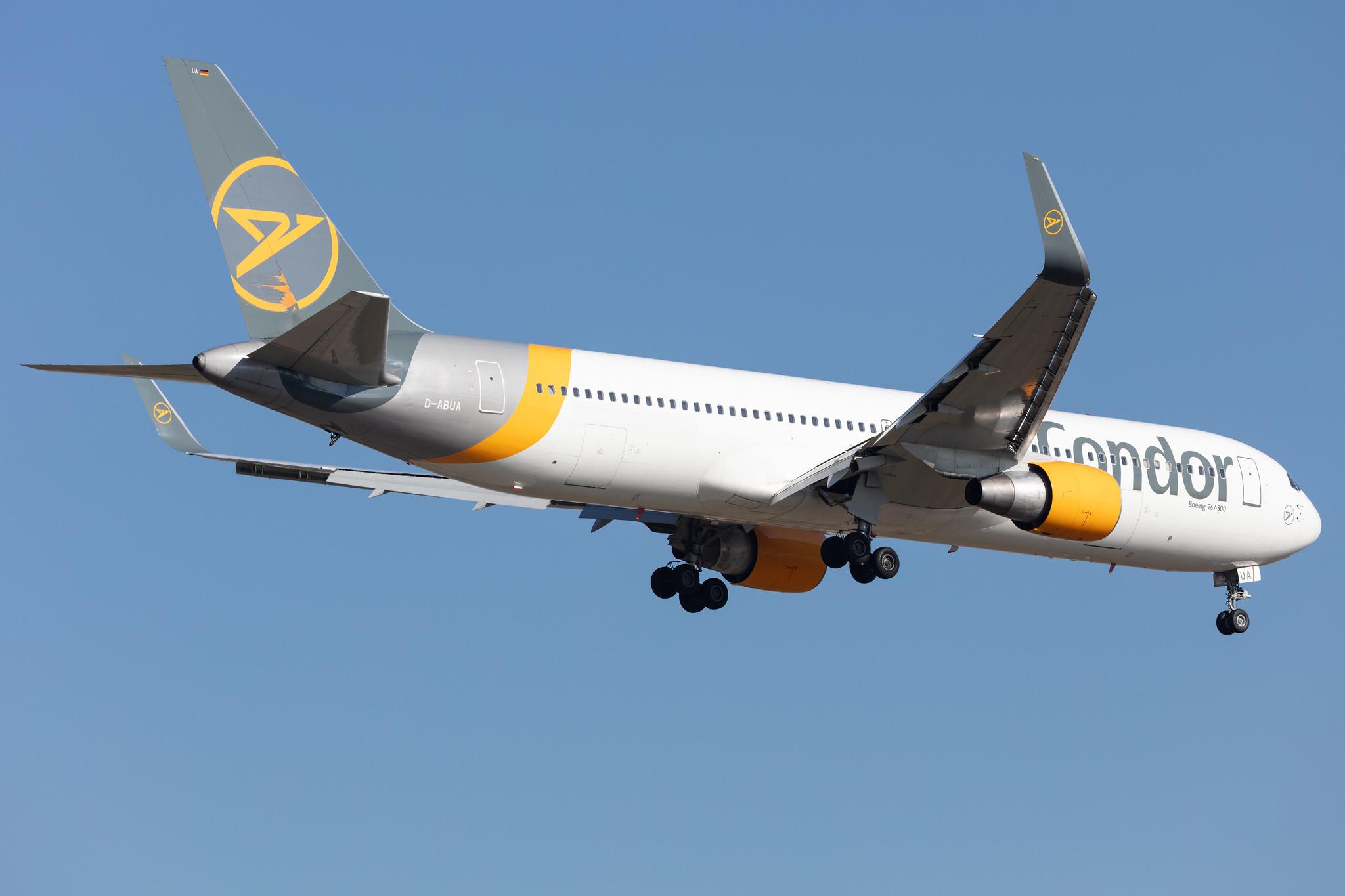 Frankfurt Airport: Condor (DE / CFG) |  Boeing 767-330(ER) B763 | D-ABUA | MSN 26991