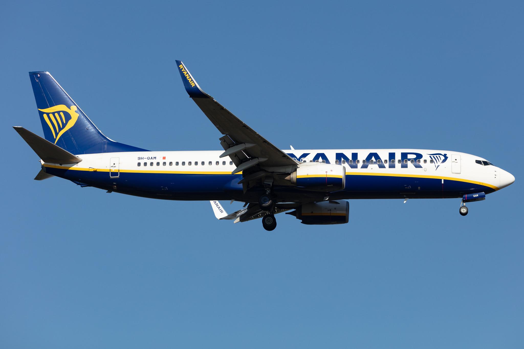Frankfurt Airport: Ryanair (FR / RYR) | Operator: Malta Air |  Boeing 737-8AS B738 | 9H-QAM | MSN 44794