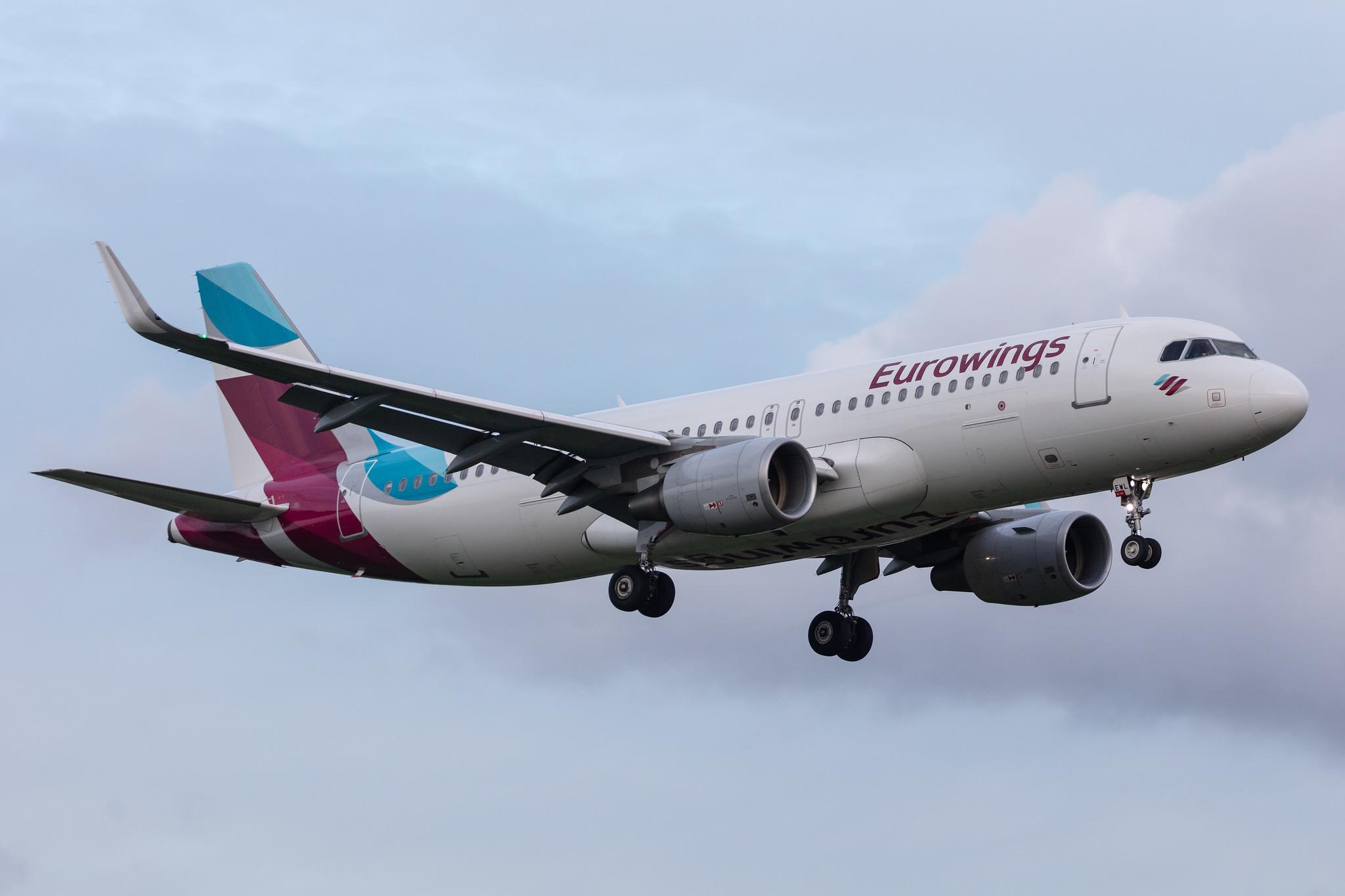 Hamburg Airport: Eurowings (EW / EWG) |  Airbus A320-214 A320 | D-AEWL | MSN 7263