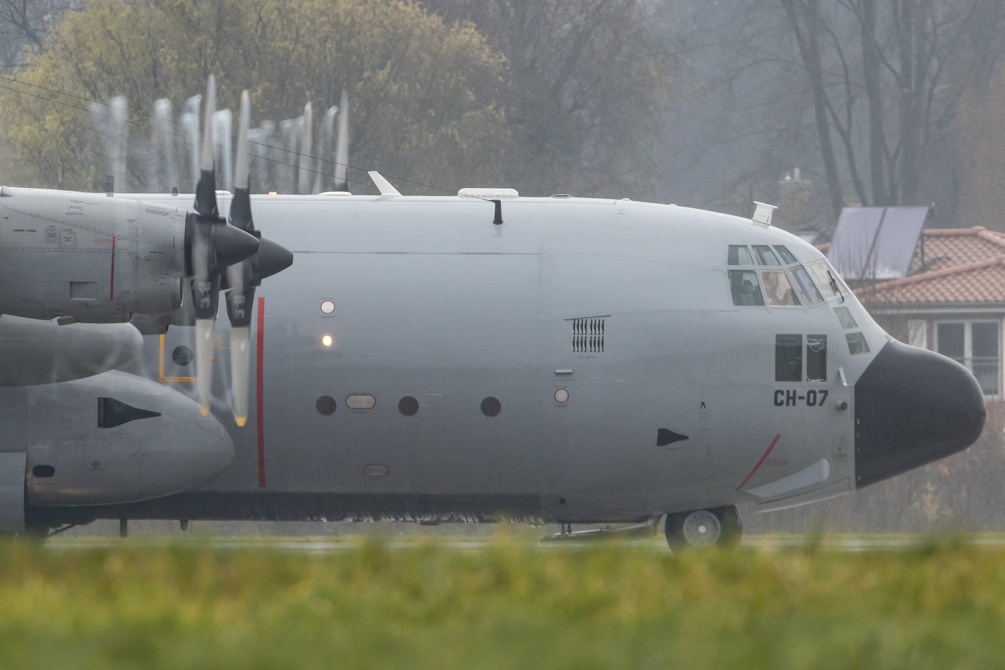 Hamburg Airport: Belgian Air Force | Lockheed C130H Hercules C130 | CH-07 | MSN 4476