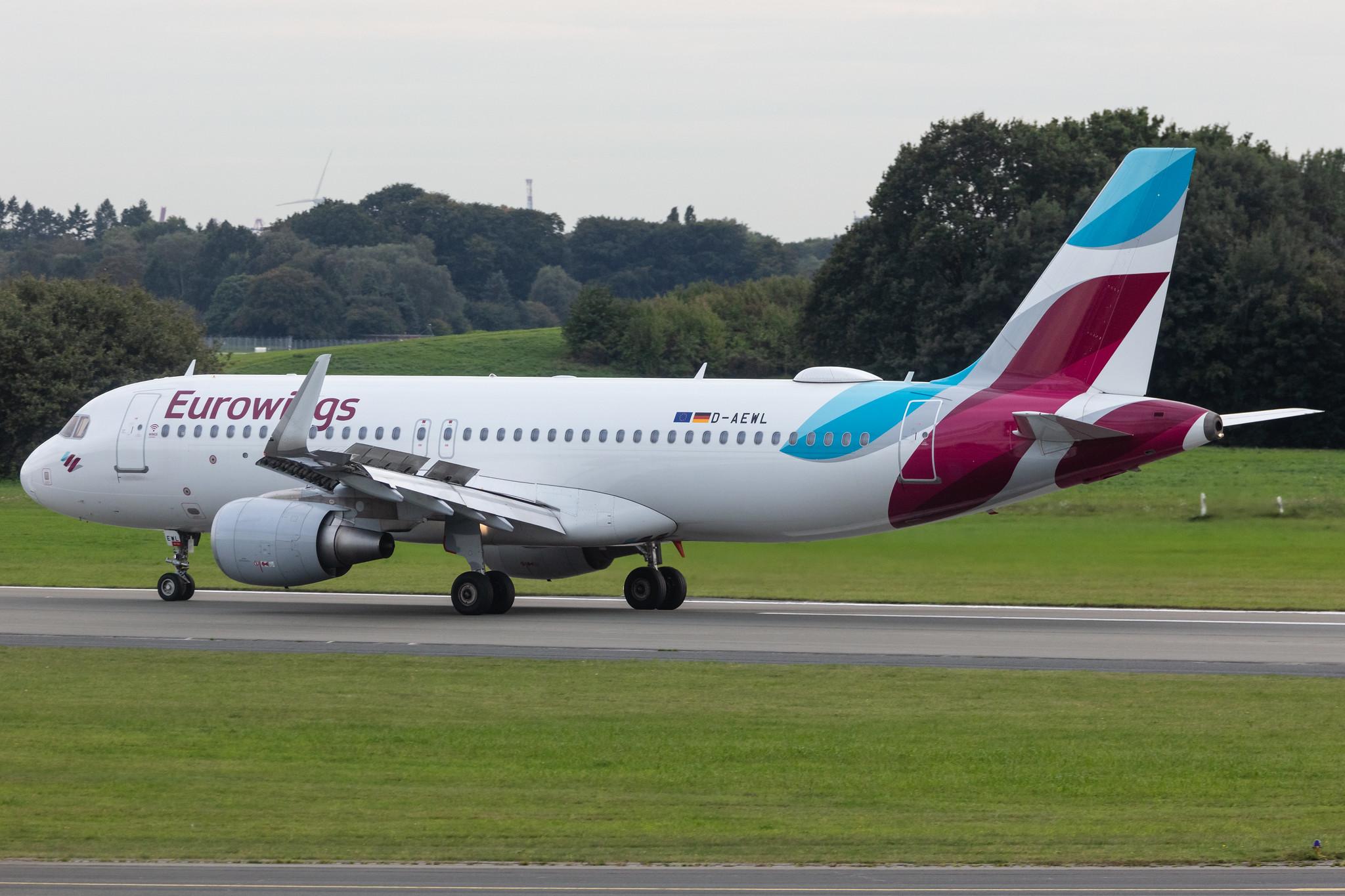 Hamburg Airport: Eurowings (EW / EWG) |  Airbus A320-214 A320 | D-AEWL | MSN 7263