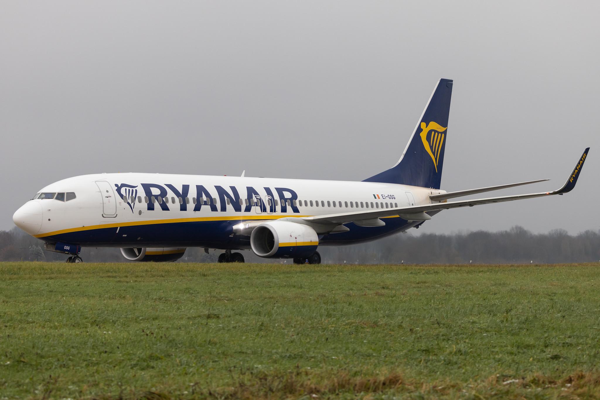 Hamburg Airport: Ryanair (FR / RYR) |  Boeing 737-8AS B738 | EI-GSG | MSN 44849