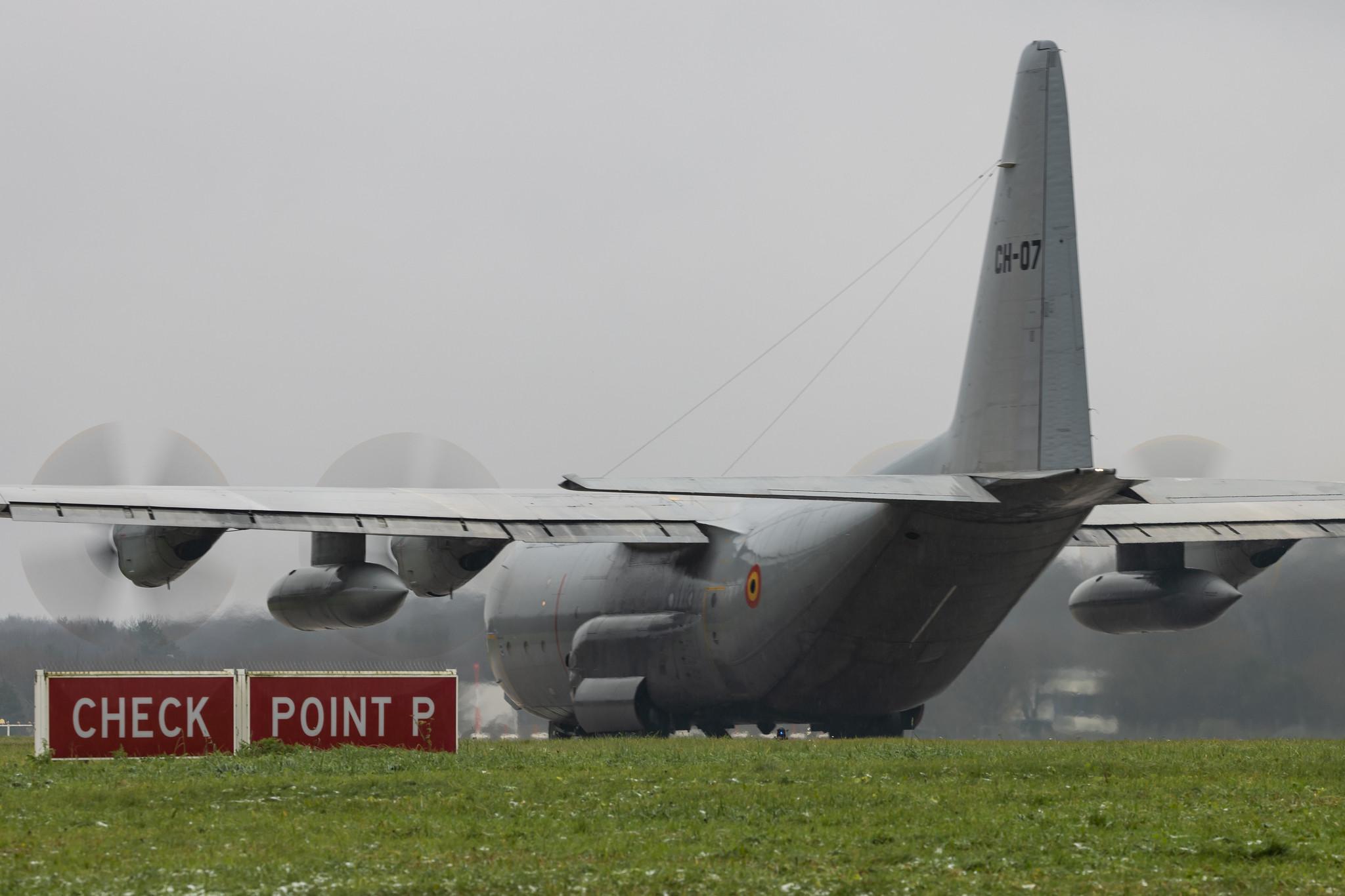Hamburg Airport: Belgian Air Force | Lockheed C130H Hercules C130 | CH-07 | MSN 4476