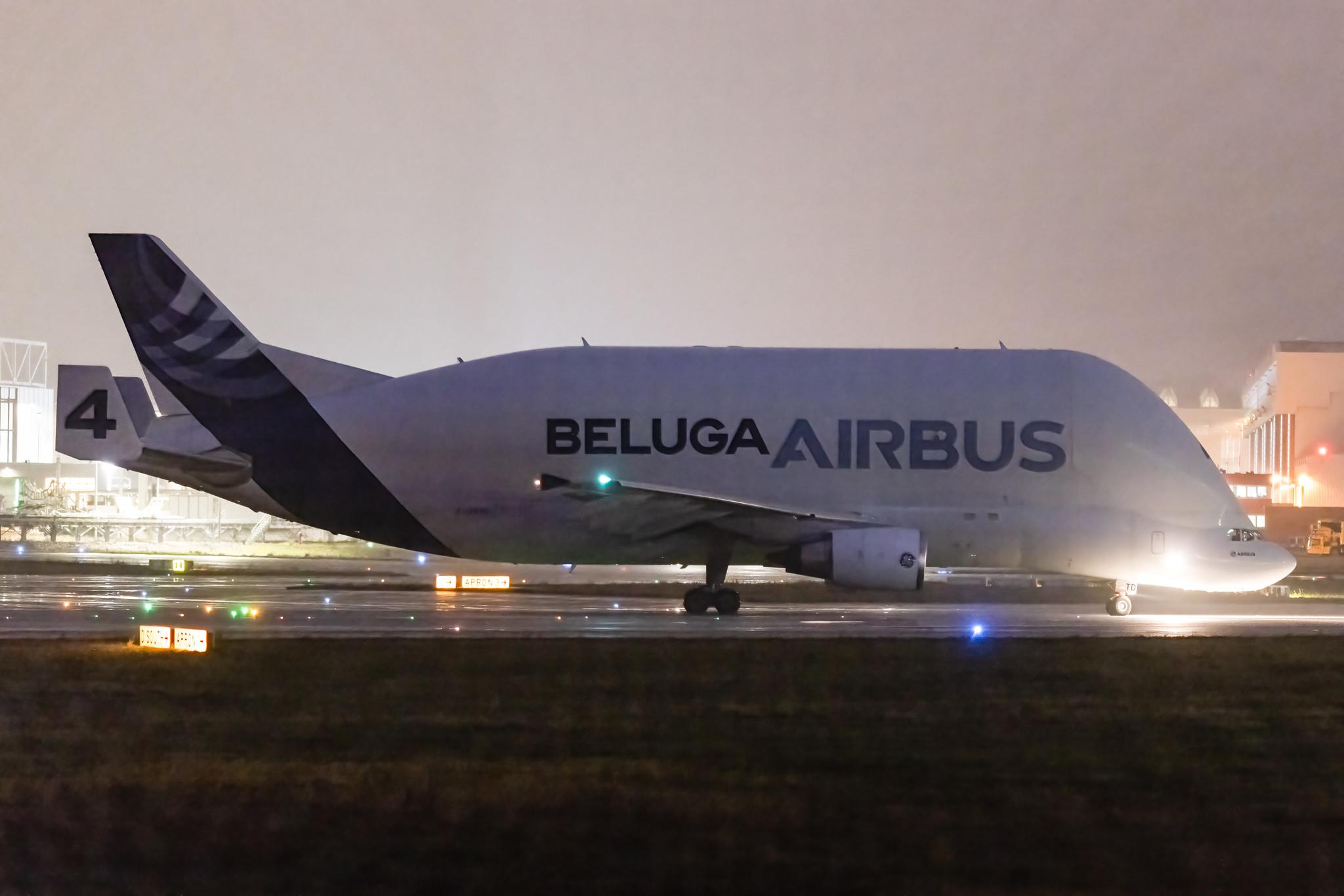 Hamburg Finkenwerder: Airbus Transport International (4Y / BGA) |  Airbus A300-608ST Beluga A3ST | F-GSTD | MSN 776