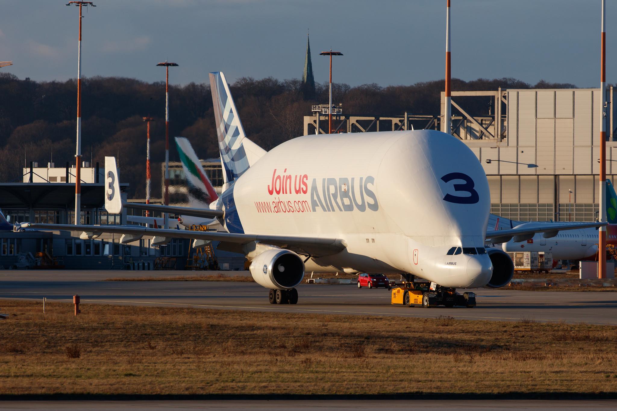 Hamburg Finkenwerder: Airbus Transport International (4Y / BGA) |  Airbus A300-608ST Beluga A3ST | F-GSTC | MSN 765