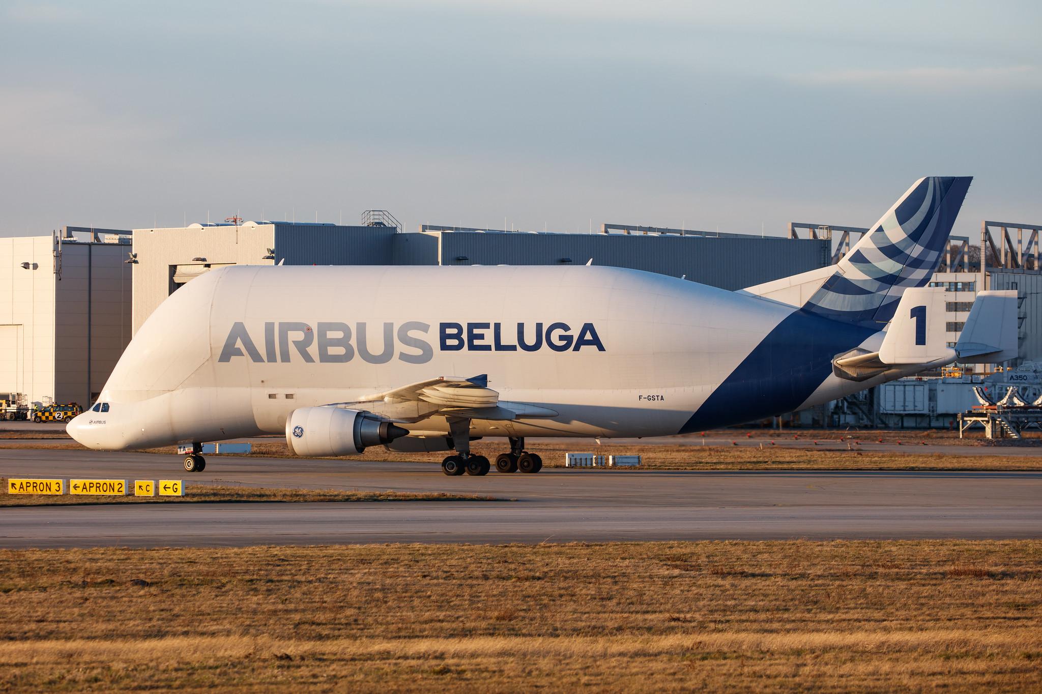 Hamburg Finkenwerder: Airbus Transport International (4Y / BGA) |  Airbus A300-608ST Beluga A3ST | F-GSTA | MSN 655