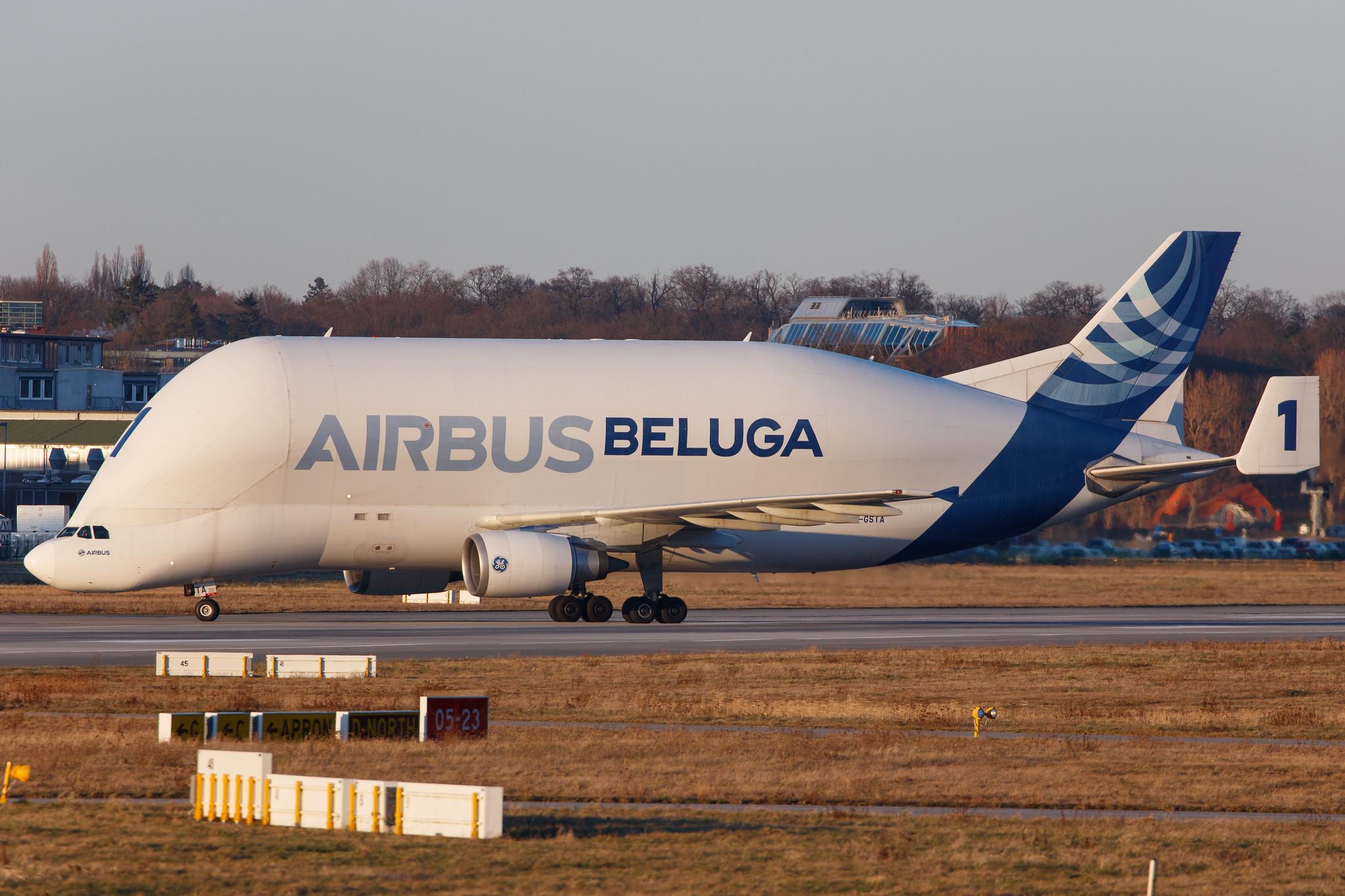 Hamburg Finkenwerder: Airbus Transport International (4Y / BGA) |  Airbus A300-608ST Beluga A3ST | F-GSTA | MSN 655