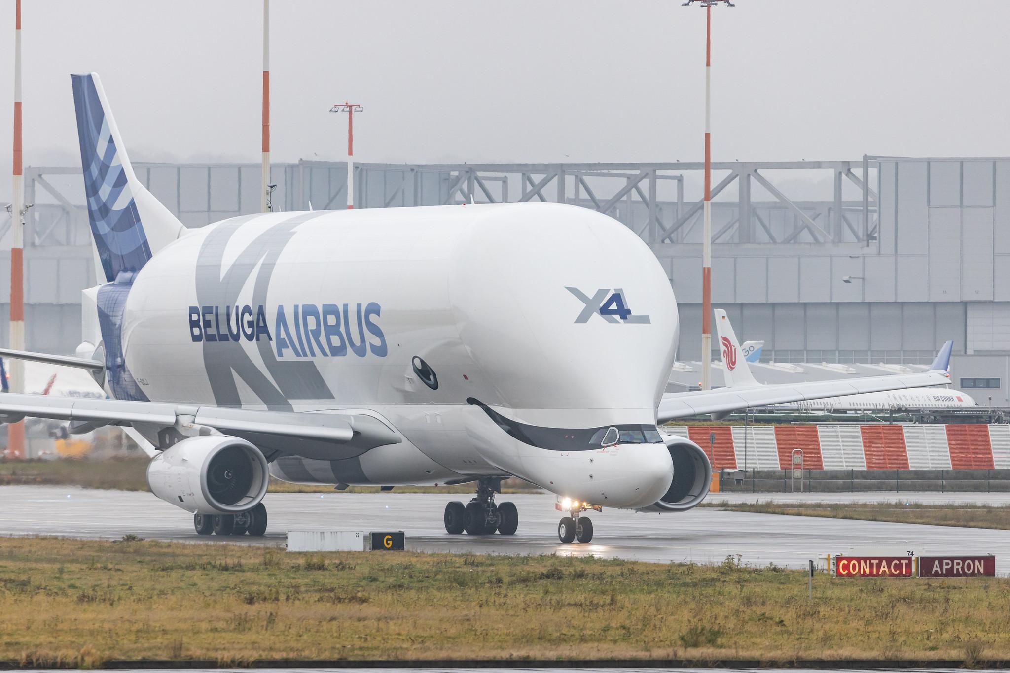 Hamburg Finkenwerder: Airbus Transport International (4Y / BGA) |  Airbus A330-743L Beluga XL A337 | F-GXLJ | MSN 1985