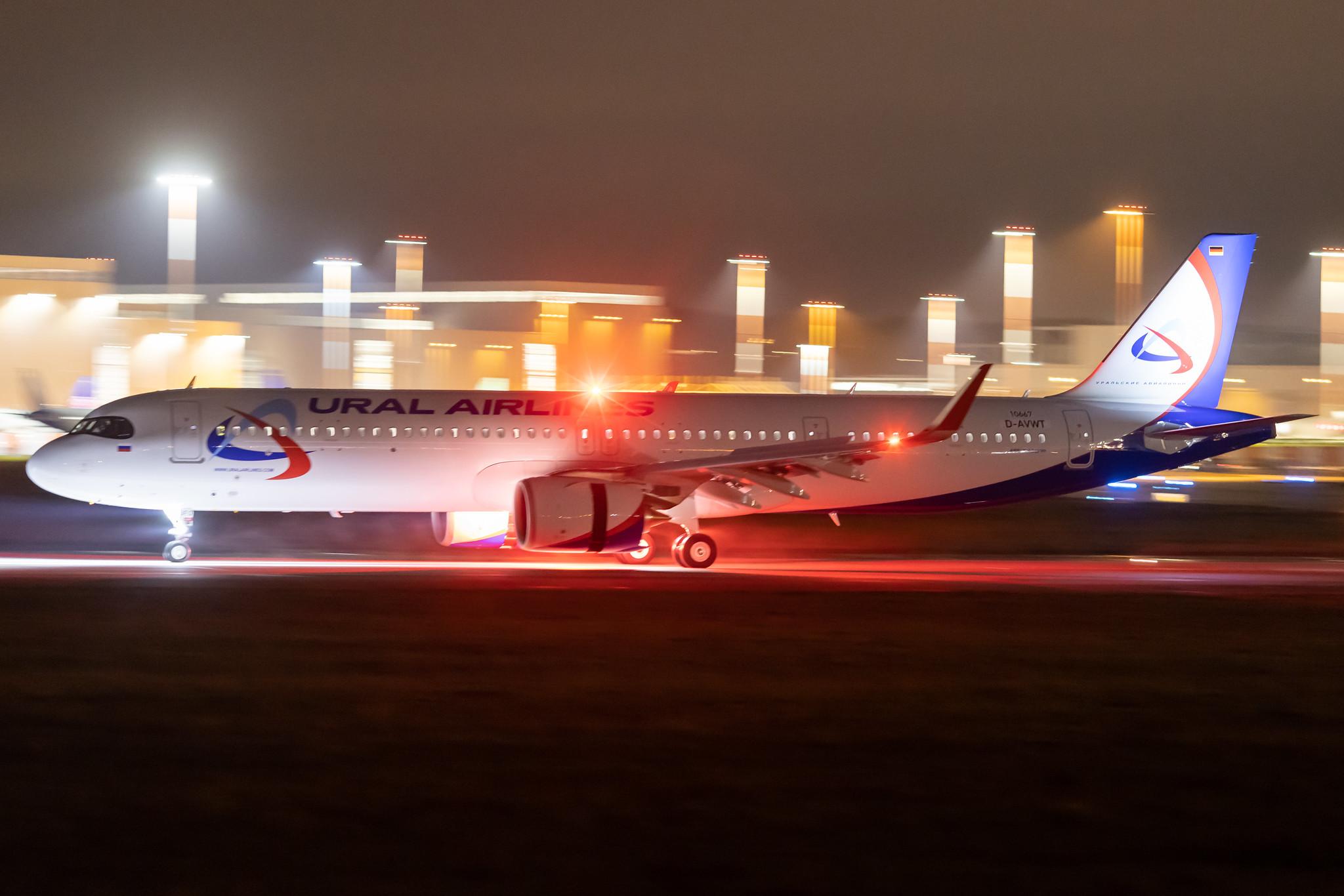 Hamburg Finkenwerder: Ural Airlines (U6 / SVR) | Airbus A321-251NX A21N | D-AVWT (VO-BFO) | MSN 10667