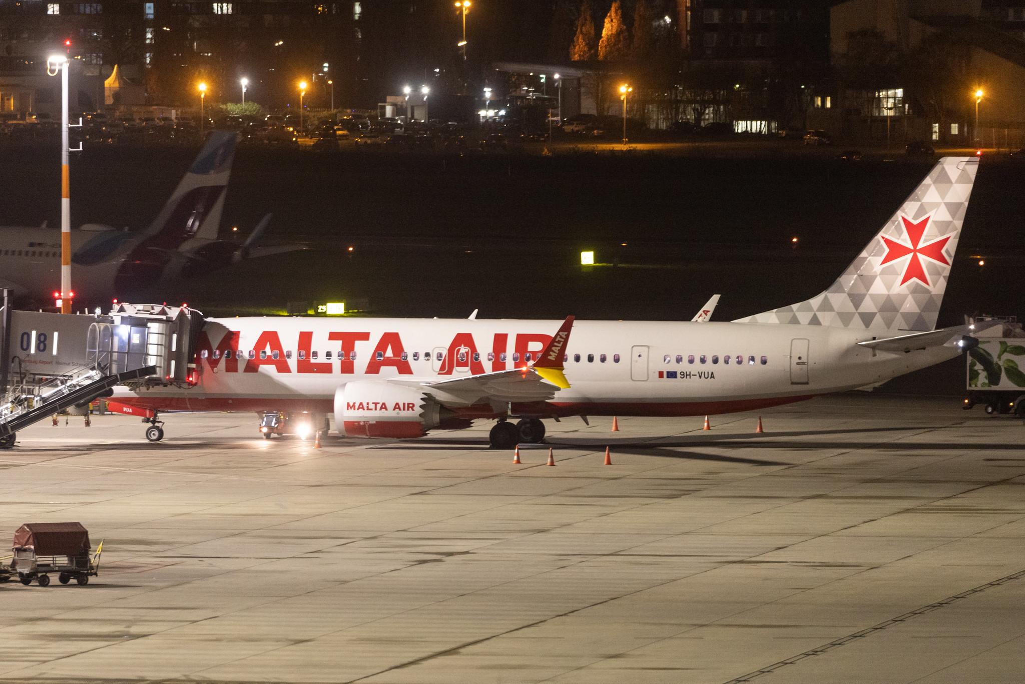 Hamburg Airport: Malta Air (AL / MAY) |  Boeing 737 MAX 8-200 B38M | 9H-VUA | MSN 65874
