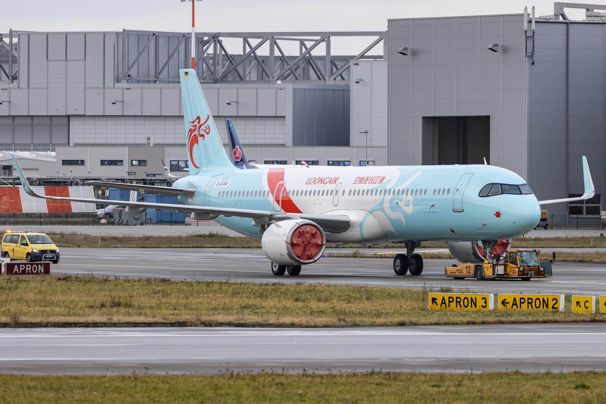 Hamburg Finkenwerder: Loong Air  (GJ / CDC) | Airbus A321-251NX A21N | D-AYAN (B-327C) | MSN 10727