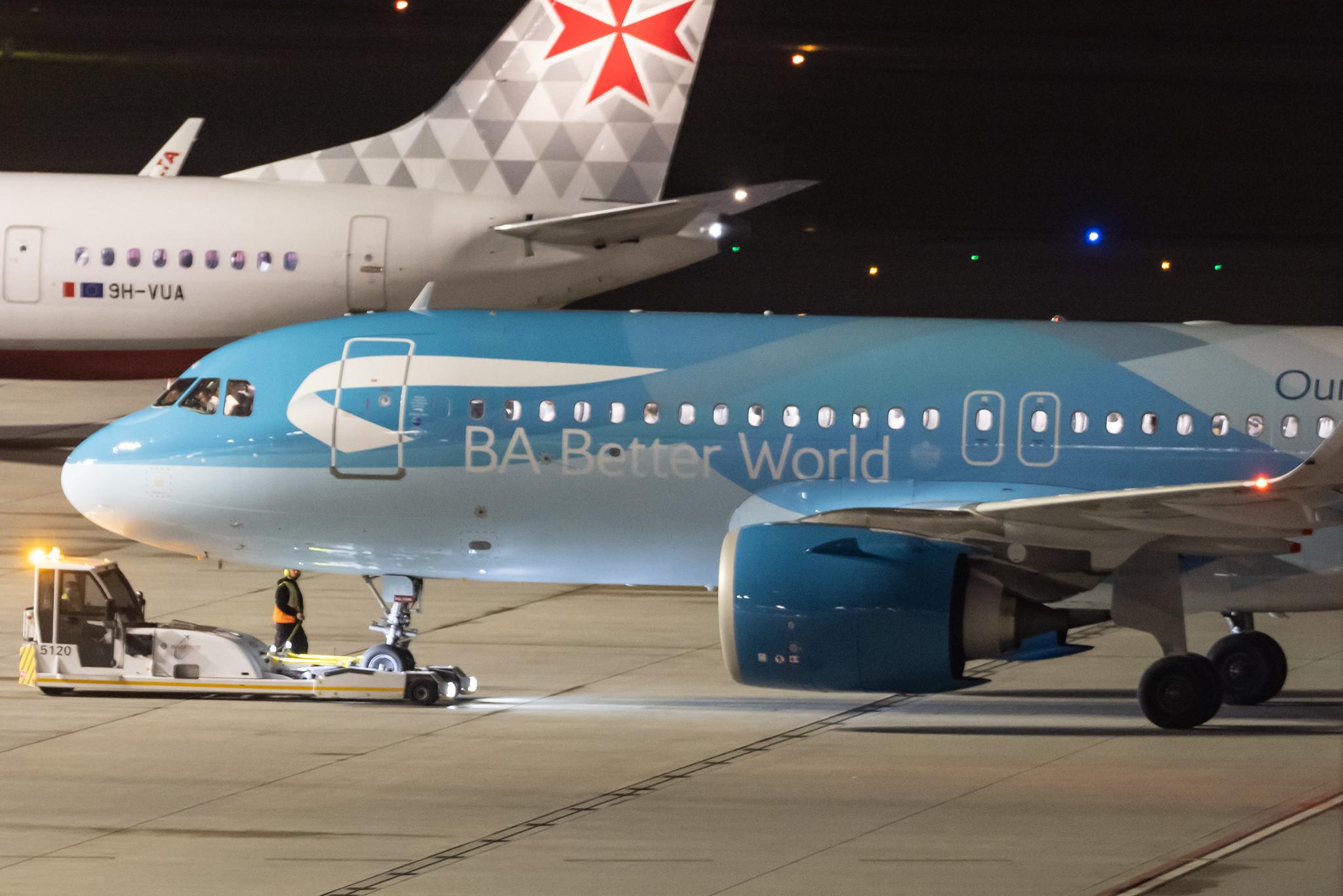 Hamburg Airport: British Airways (BA / BAW) |  Livery: BA Better World Livery |  Airbus A320-251N A20N | G-TTNA | MSN 8108