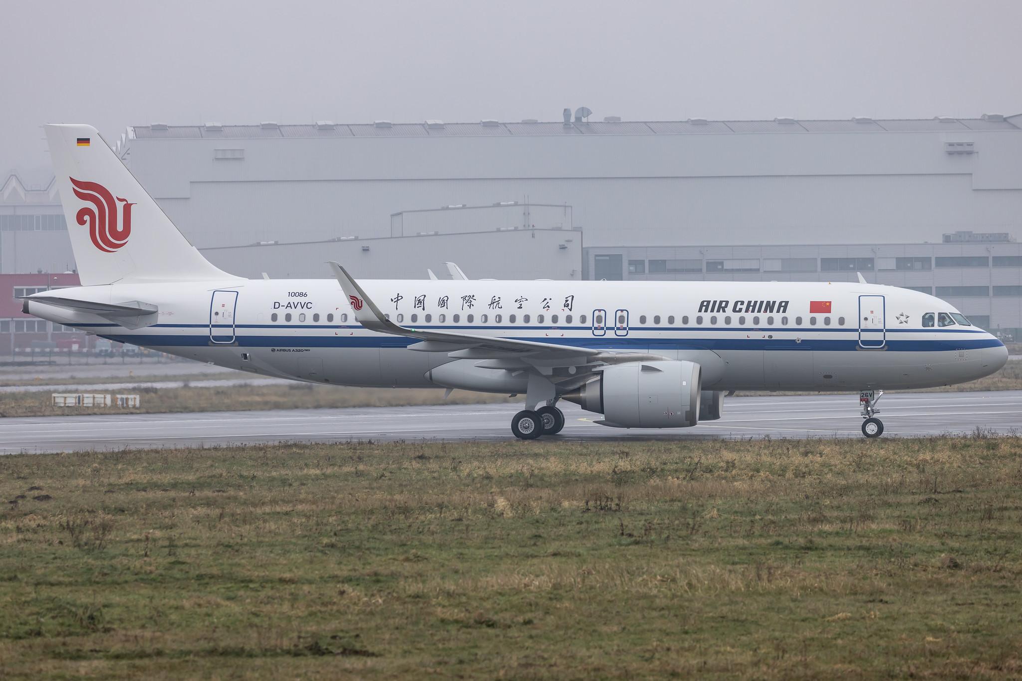 Hamburg Finkenwerder: Air China (CA / CCA) |  Airbus A320-251N A20N | D-AVVC (B-326V) | MSN 10086