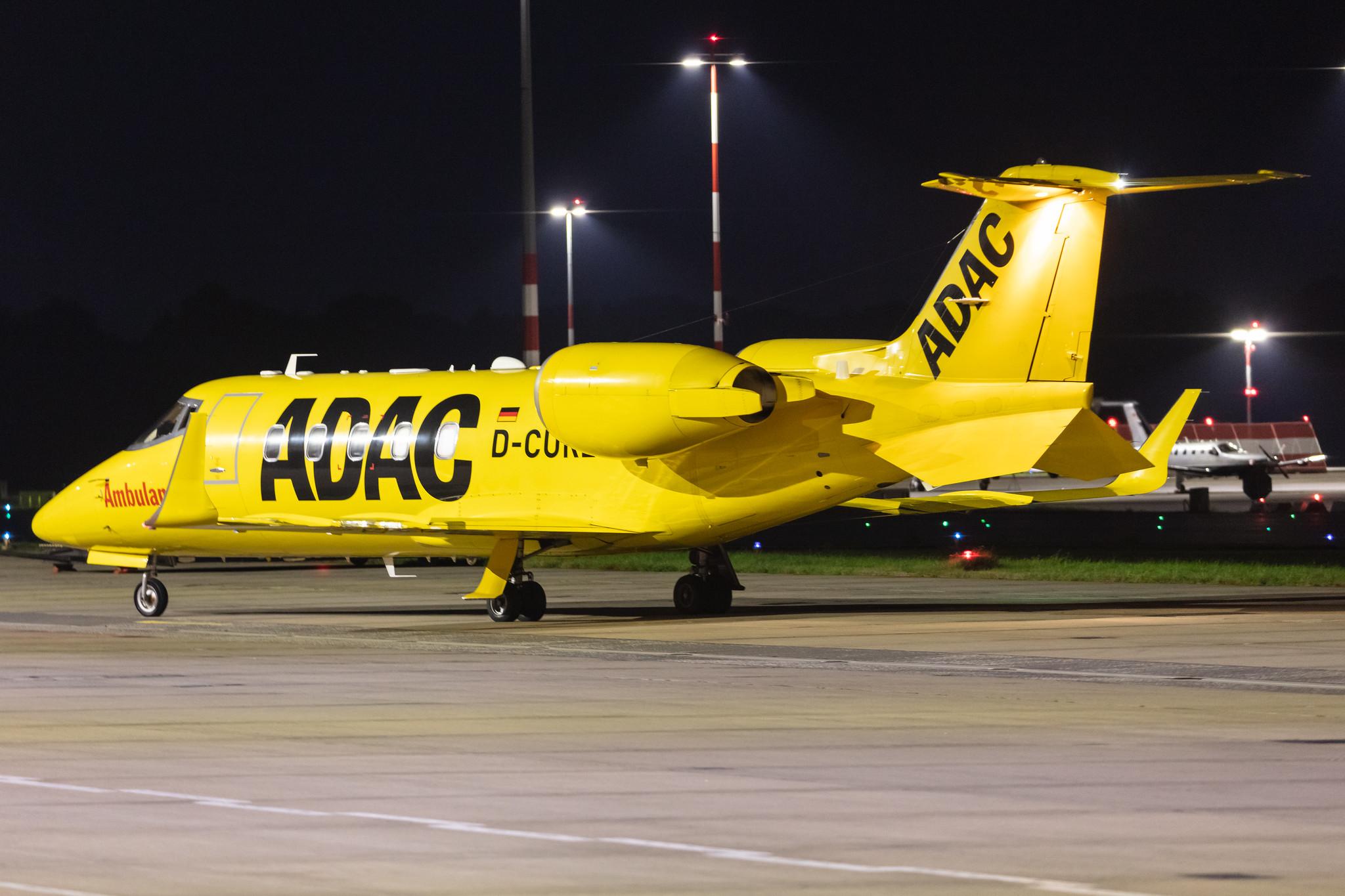Hamburg Airport: Aero-Dienst (/ ADN) |  Learjet 60XR LJ60 | D-CURE | MSN 60-379