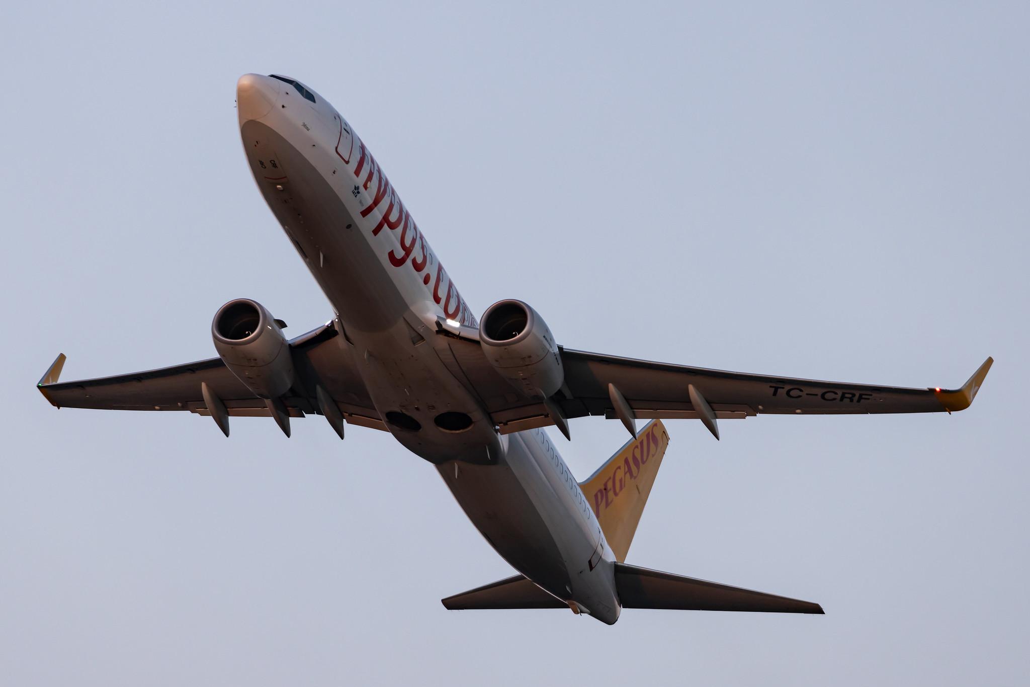 Hamburg Airport: Pegasus (PC / PGT) | Operator: Pegasus Airlines |  Boeing 737-82R B738 | TC-CRF | MSN 63704