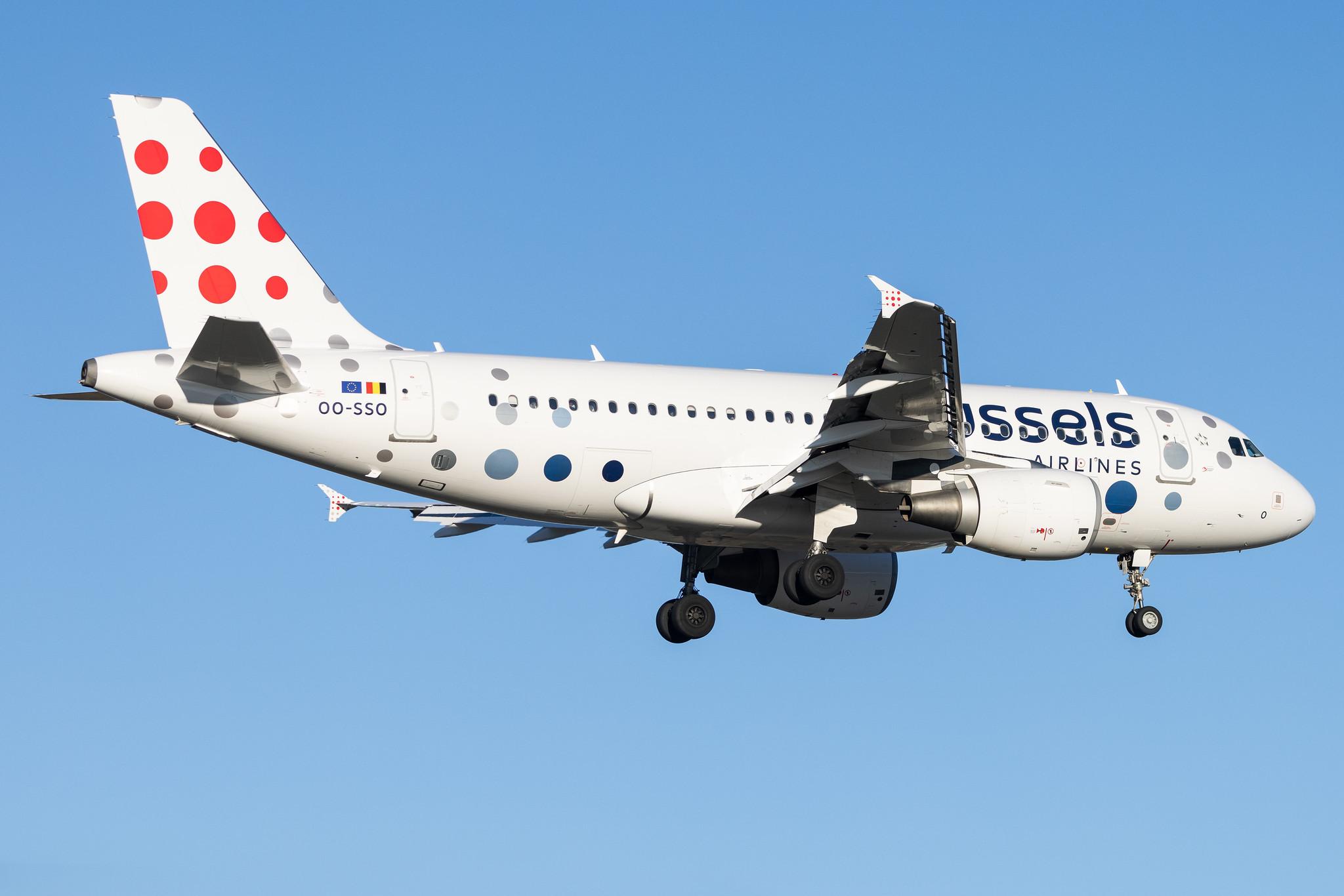 Hamburg Airport: Brussels Airlines (SN / BEL) |  Airbus A319-111 A319 | OO-SSO | MSN 2287