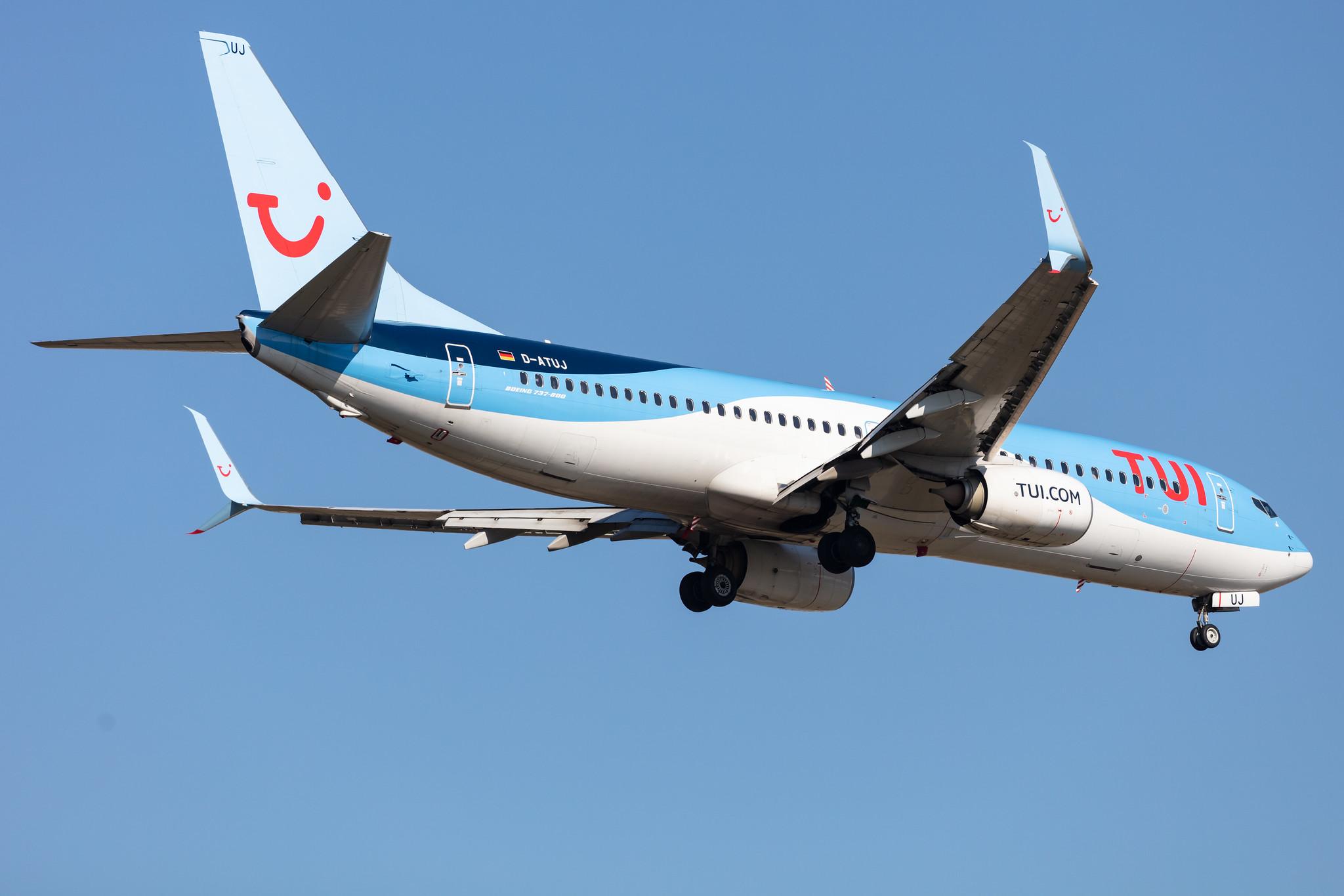 Frankfurt Airport: TUI (X3 / TUI) | Operator: TUI fly |  Boeing 737-8K5 B738 | D-ATUJ | MSN 32904