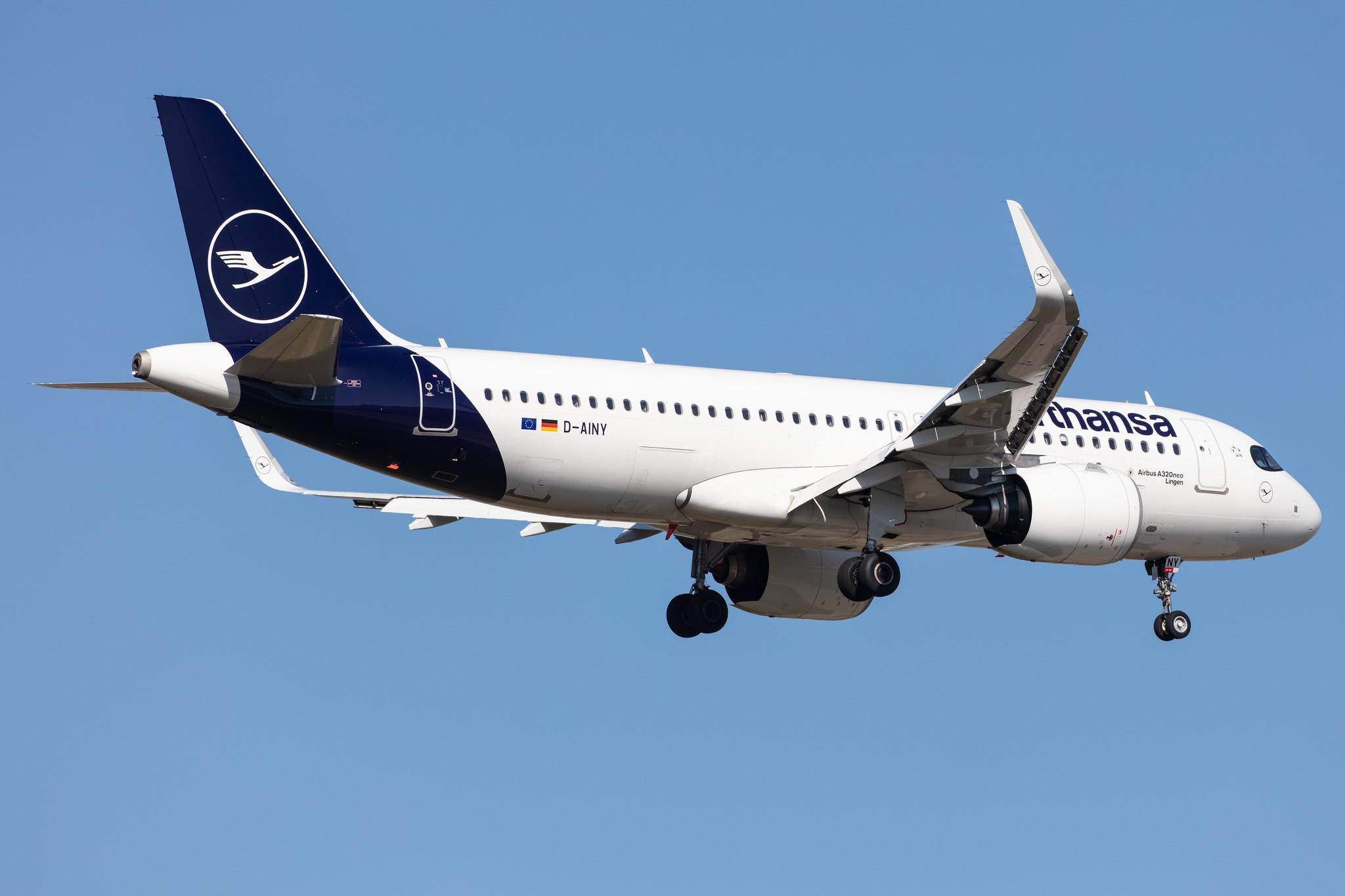 Frankfurt Airport: Lufthansa (LH / DLH) |  Airbus A320-271N A20N | D-AINY | MSN 9453