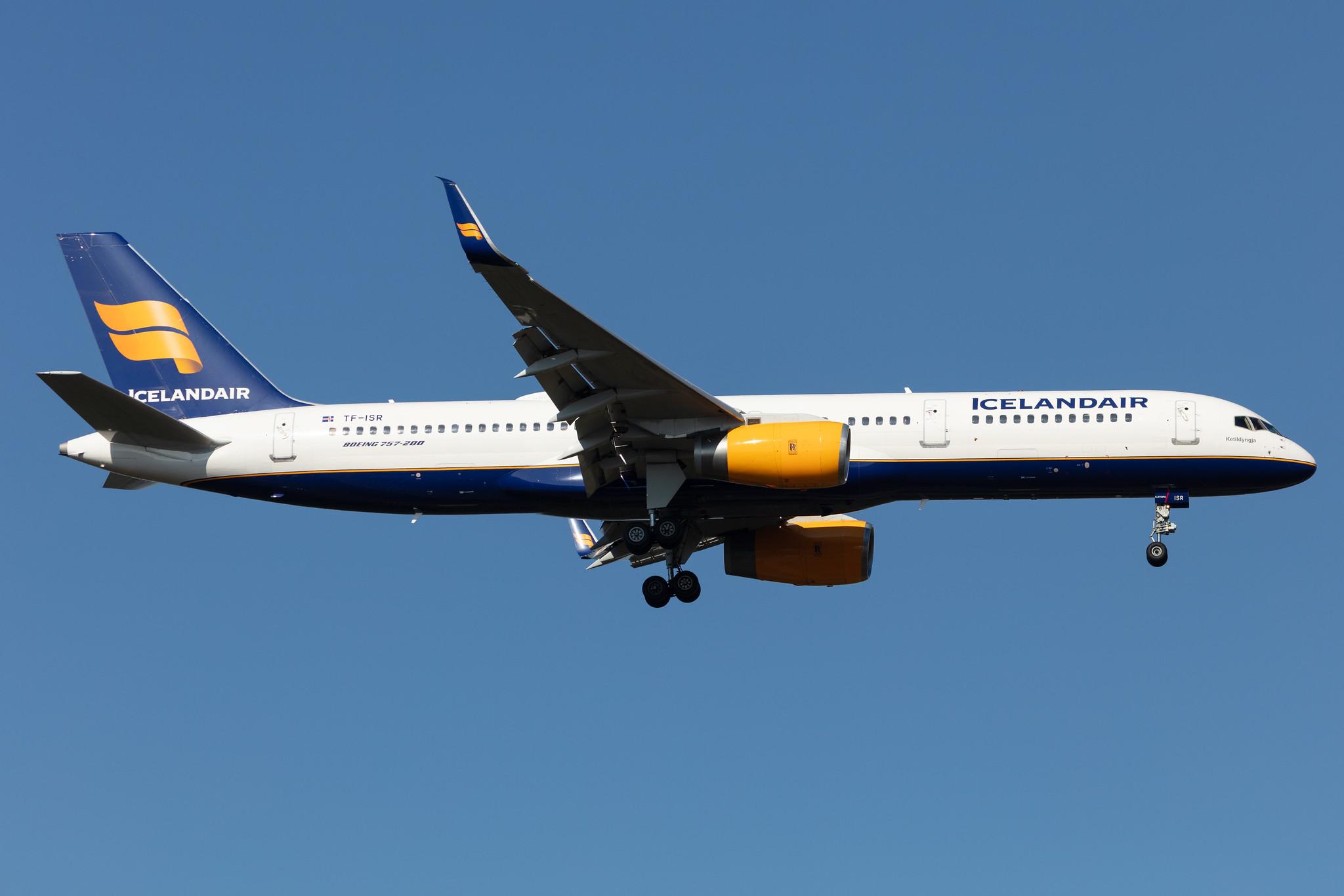 Frankfurt Airport: Icelandair (FI / ICE) |  Boeing 757-256 B752 | TF-ISR | MSN 26248