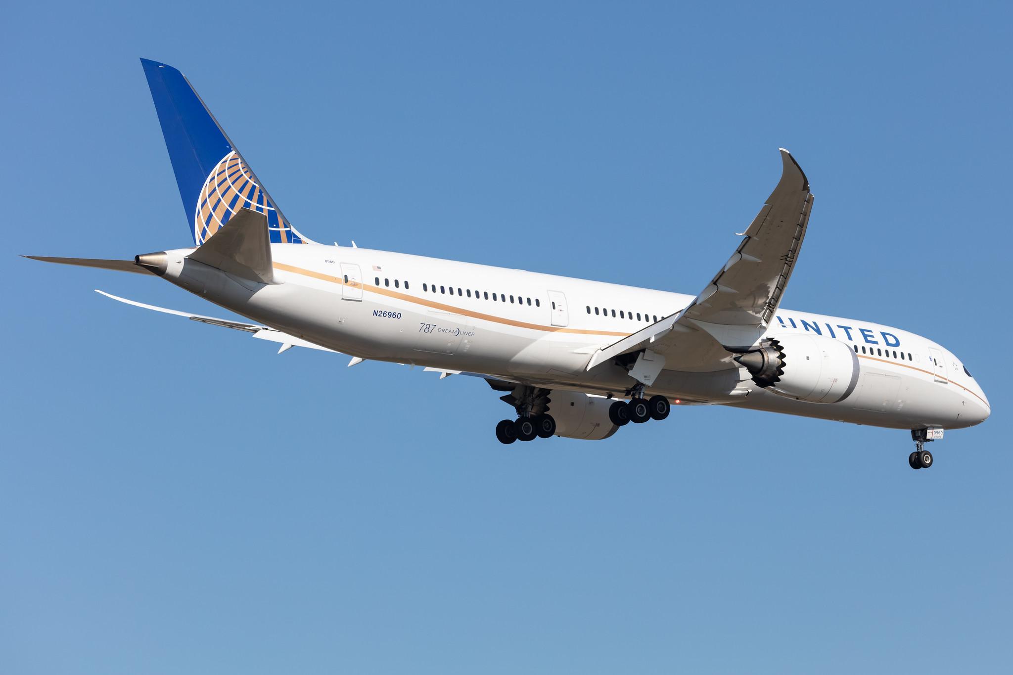 Frankfurt Airport: United Airlines (UA / UAL) |  Boeing 787-9 Dreamliner B789 | N26960 | MSN 36408