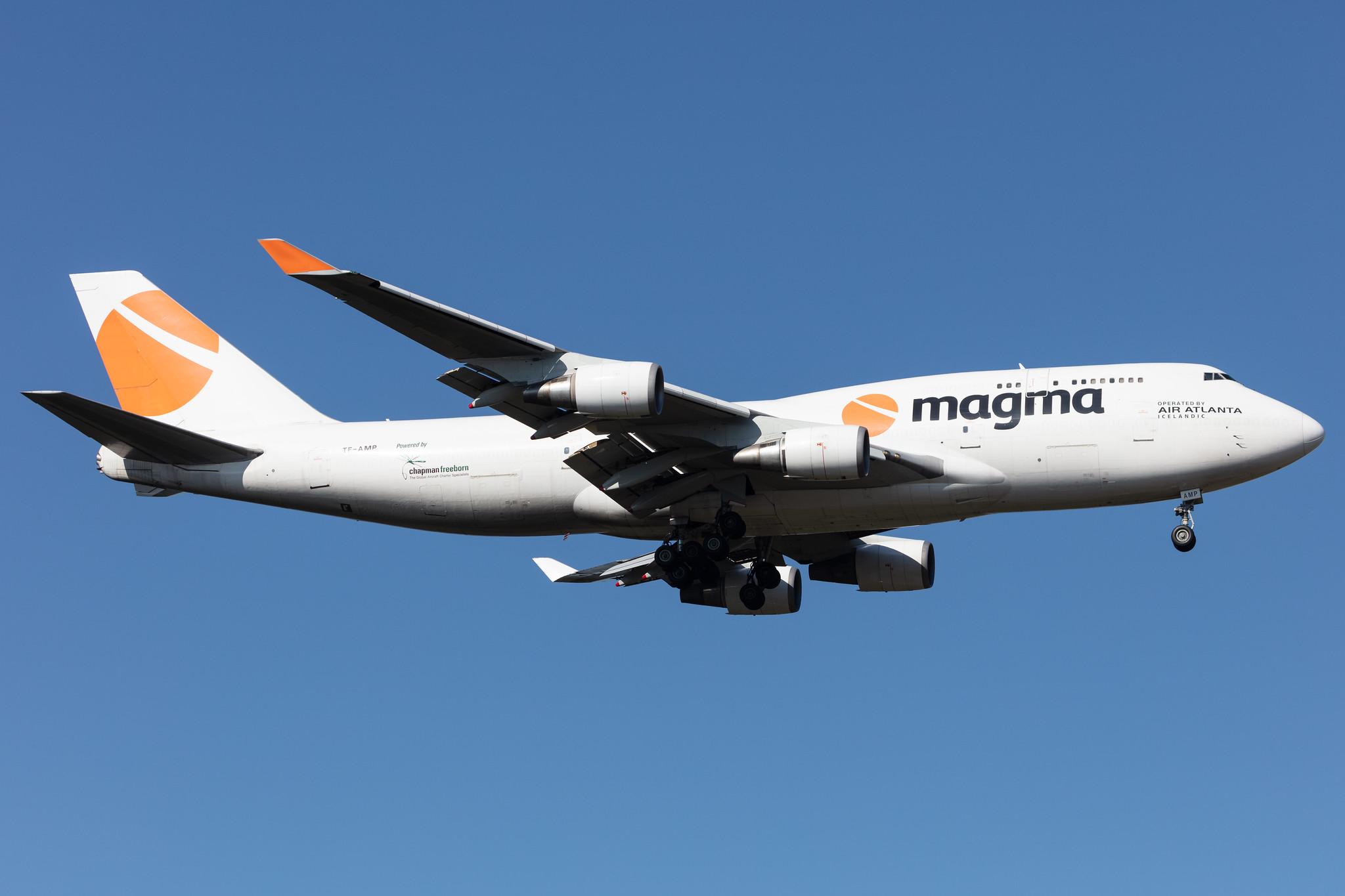 Frankfurt Airport: Magma Aviation (CC / ABD) | Operator: Air Atlanta Icelandic |  Boeing 747-481(BCF) B744 | TF-AMP | MSN 24801