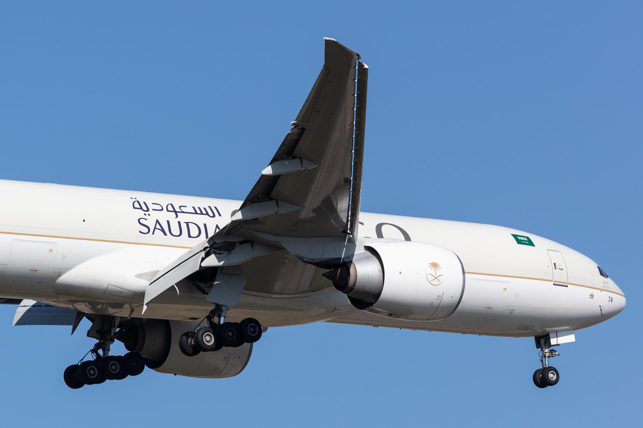 Frankfurt Airport: Saudia Cargo (SV / SVA) | Operator: Saudia |  Boeing 777-FFG B77L | HZ-AK74 | MSN 60340