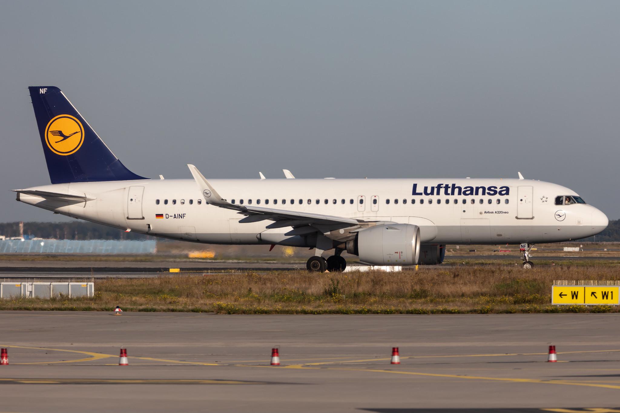 Frankfurt Airport: Lufthansa (LH / DLH) |  Airbus A320-271N A20N | D-AINF | MSN 7577