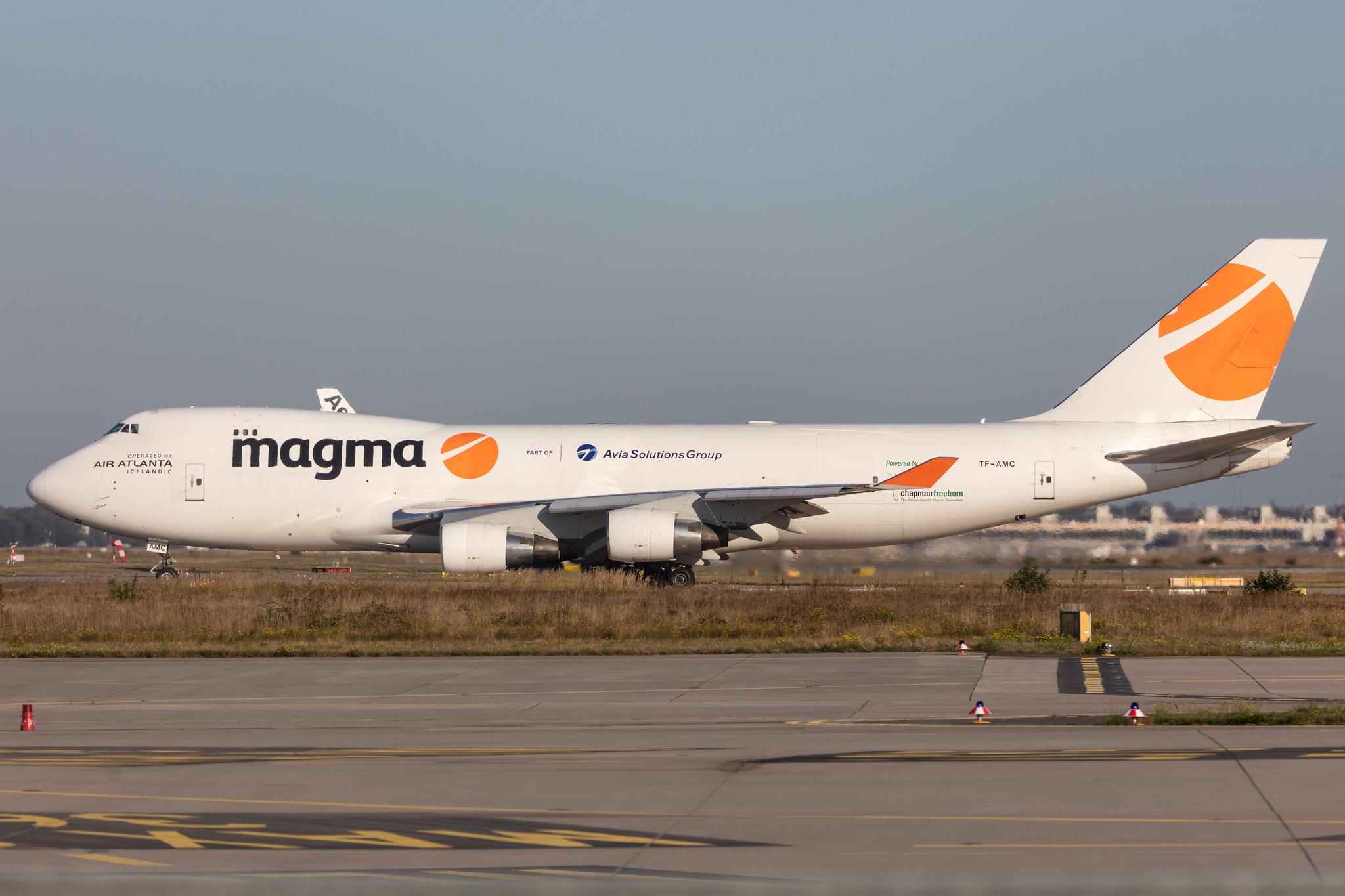 Frankfurt Airport: Magma Aviation (CC / ABD) | Operator: Air Atlanta Icelandic |  Boeing 747-412F B744 | TF-AMC | MSN 26563
